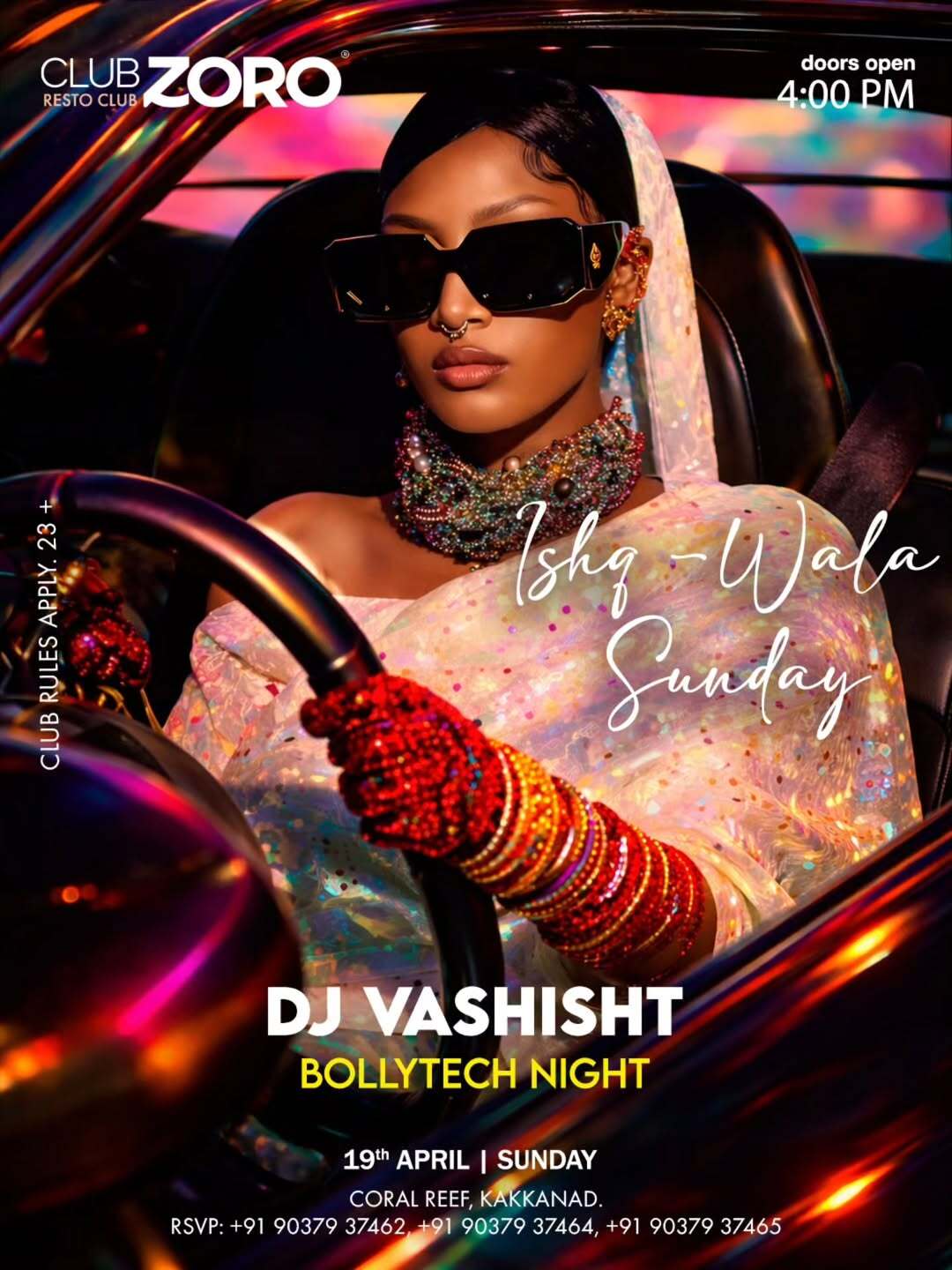 shq-Wala Sunday – BollyTech Night Ft. DJ Vashisht | Club Zoro, Kakkanad, Kochi