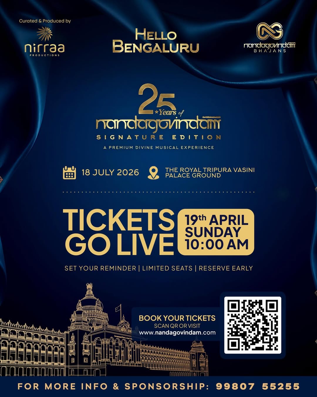 Nandagovindam Bhajans – Signature Edition (25 Years Celebration) | Bengaluru