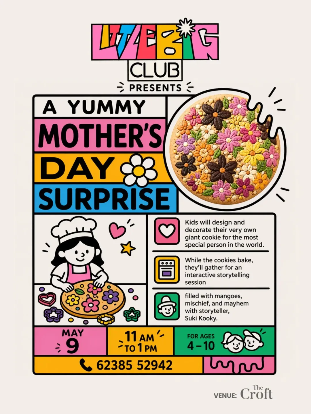A Yummy Mother’s Day Surprise – Kids Workshop by Little Big Club Kochi | The Croft, Kochi