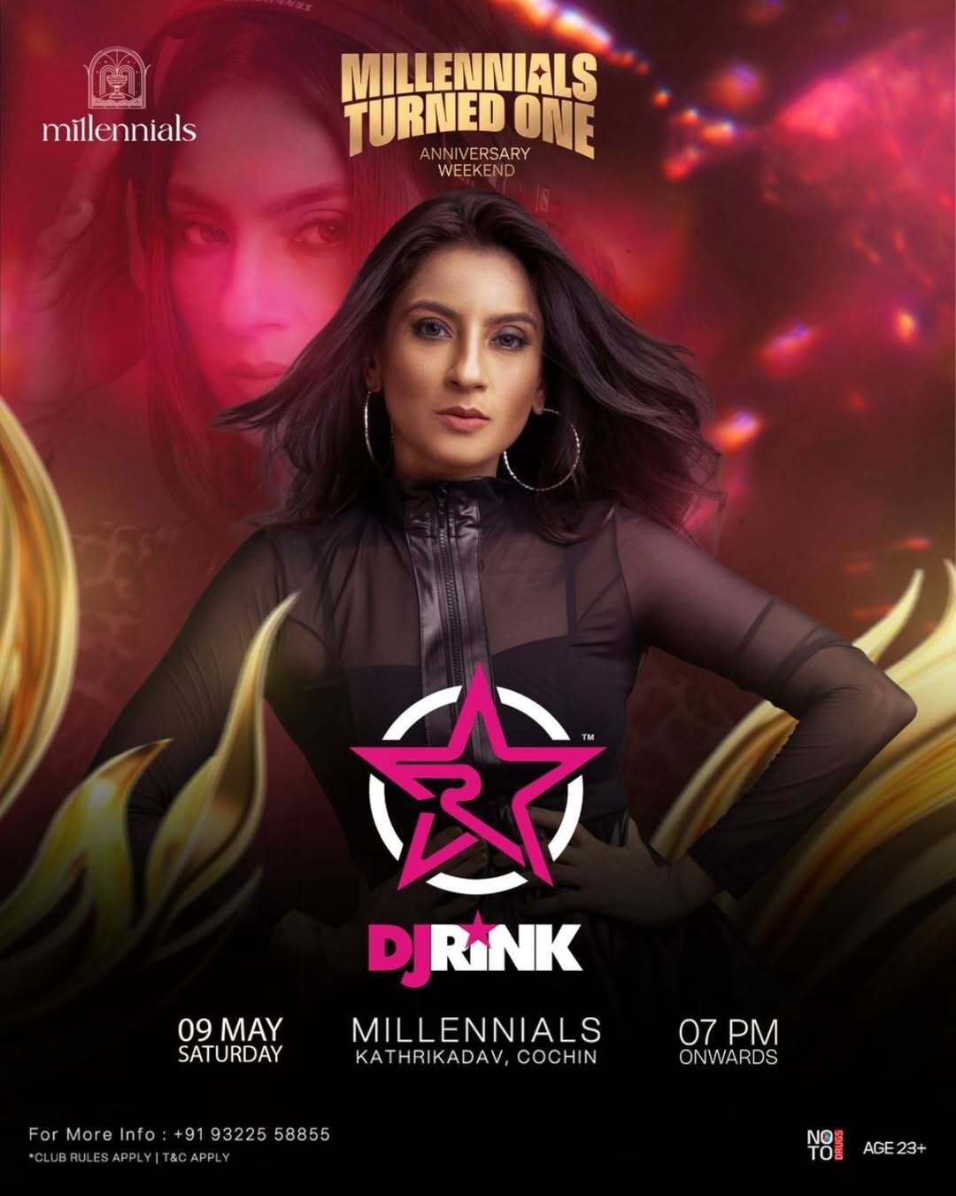 Millennials Turned One — Anniversary Weekend (Event 3) Ft. DJ Rink | Millennials Restobar, Kochi