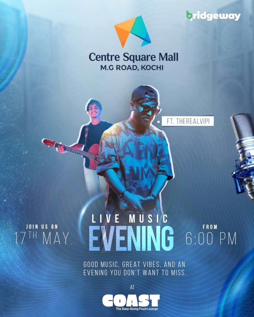 Live Music Evening at Coast | Centre Square Mall Kochi