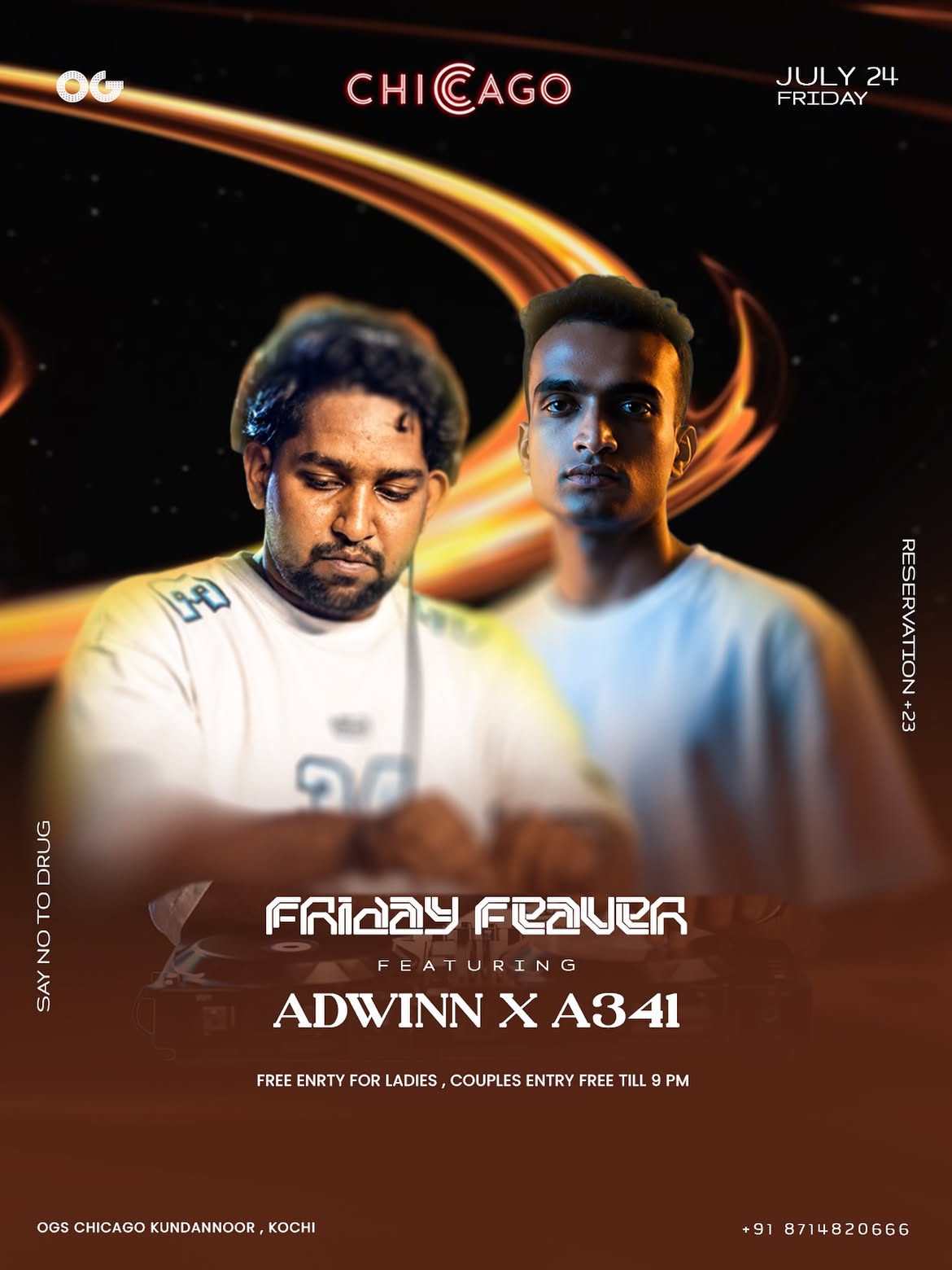 Friday Fever by Adwinn x A34L | OGS Chicago, Kundannoor, Kochi