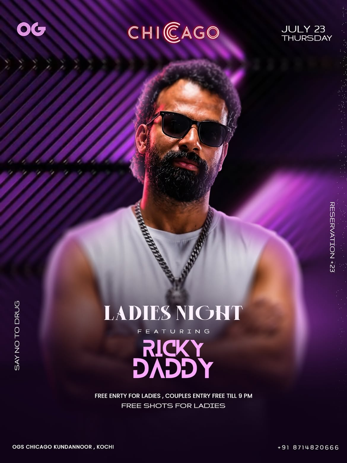 Ladies Night by Ricky Daddy | OGS Chicago, Kundannoor, Kochi