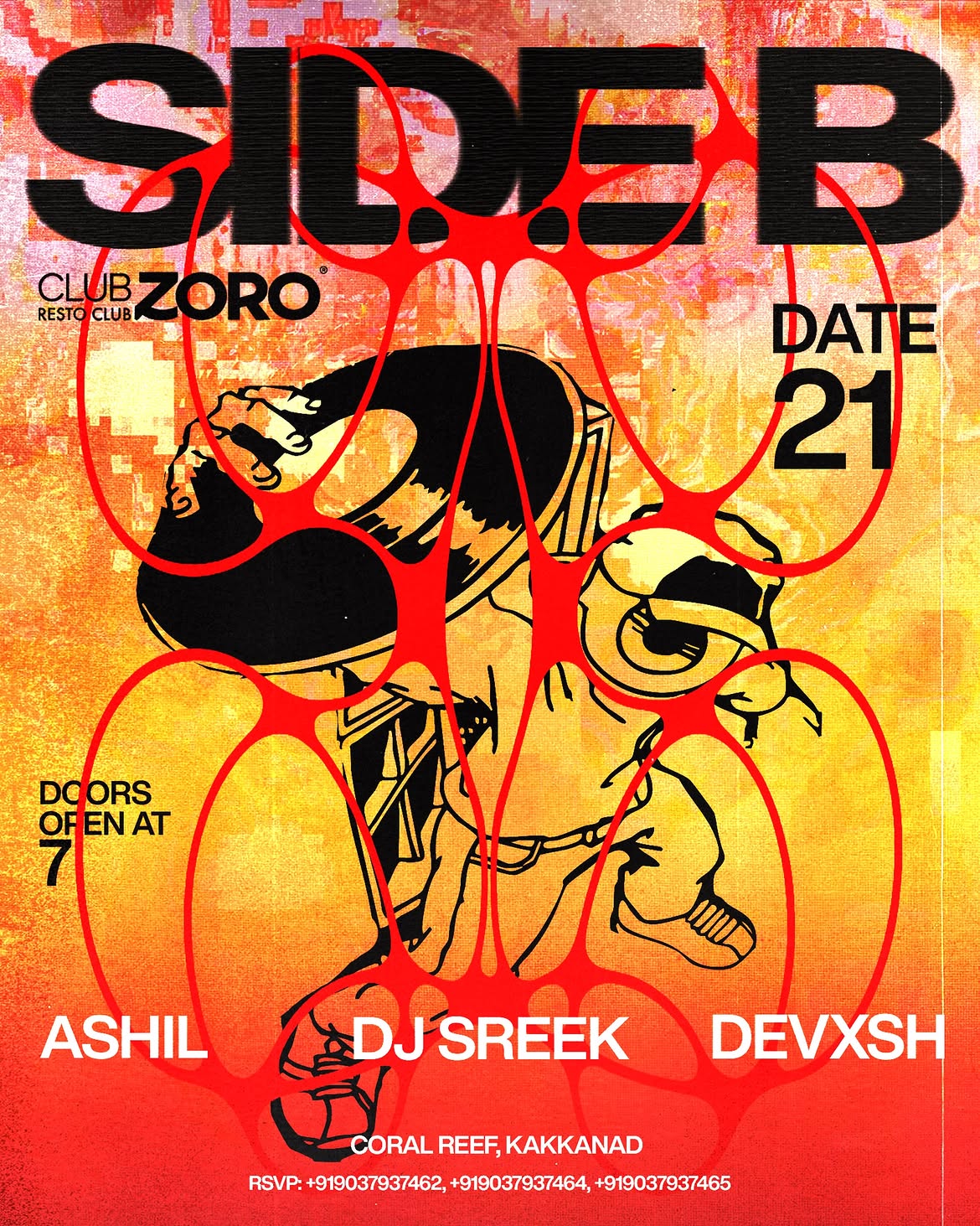 SIDE B by Ashil, DJ Sreek & Devxsh | Club Zoro, Coral Reef, Kakkanad