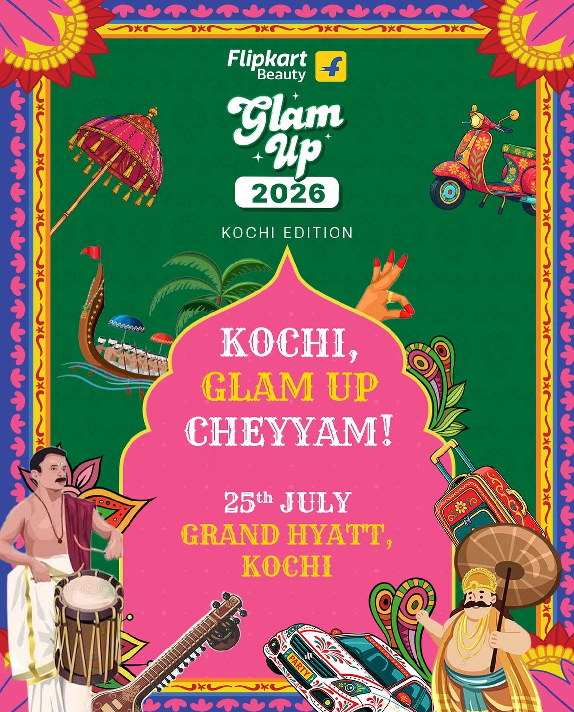 Flipkart Beauty Glam Up 2026 | Grand Hyatt, Kochi