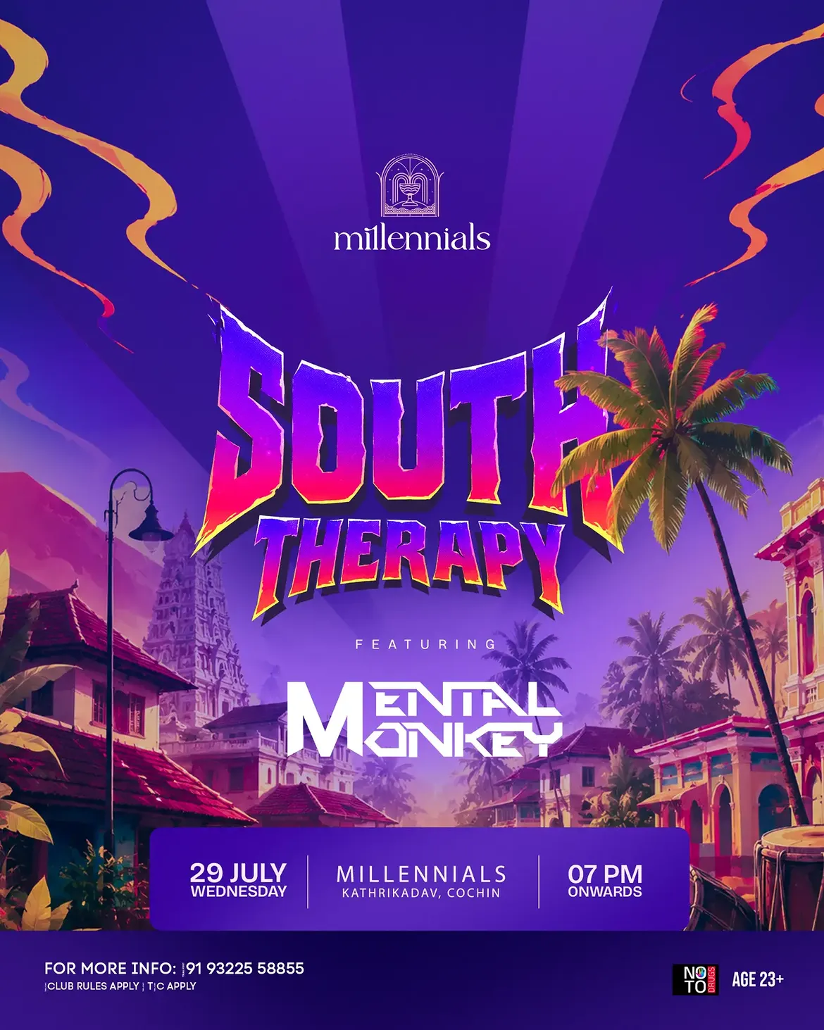 South Therapy by Mental Monkey | Millennials Restobar, Kathrikadavu, Cochin