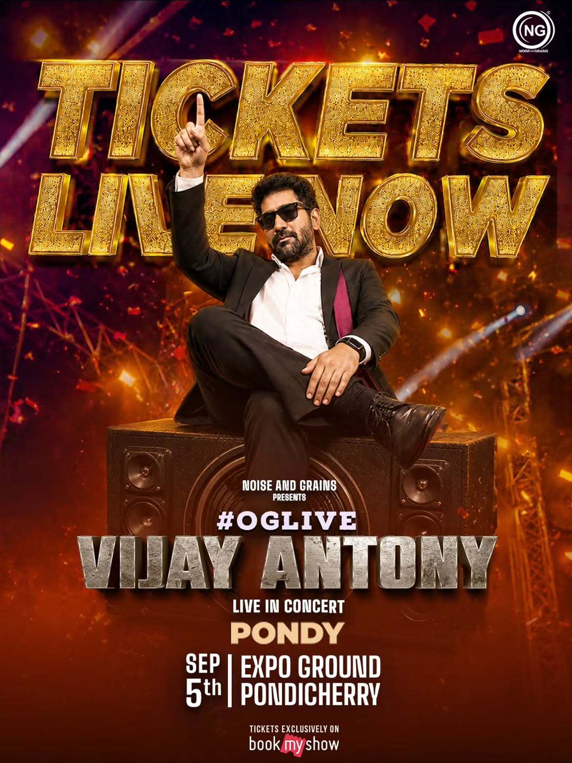 Vijay Antony Live In Concert OGLIVE Expo Ground Pondicherry In Vijay Antony Live In Concert OGLIVE Expo Ground Pondicherry In