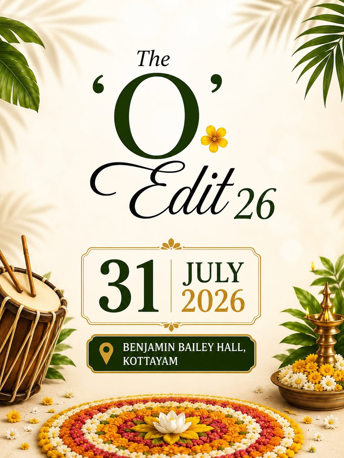 The 'O' Edit 26 | Benjamin Bailey Hall, Kottayam