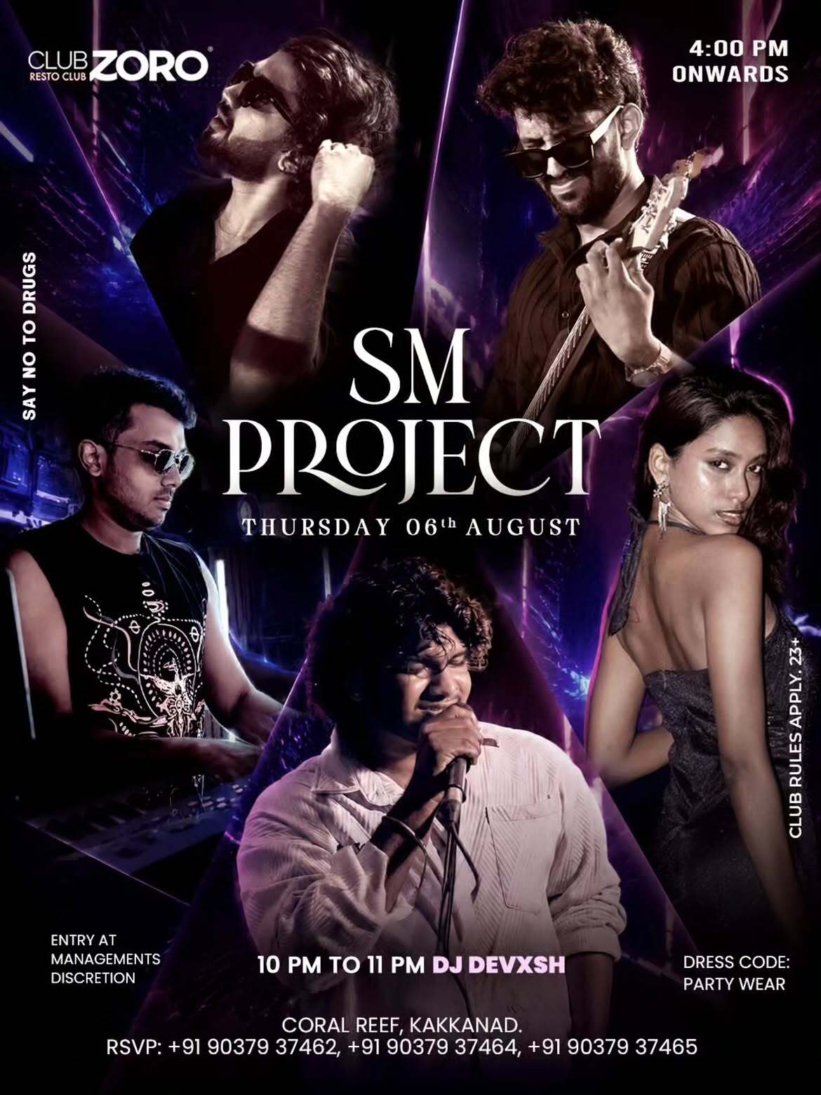 SM Project | Club Zoro, Coral Reef, Kakkanad, Kochi