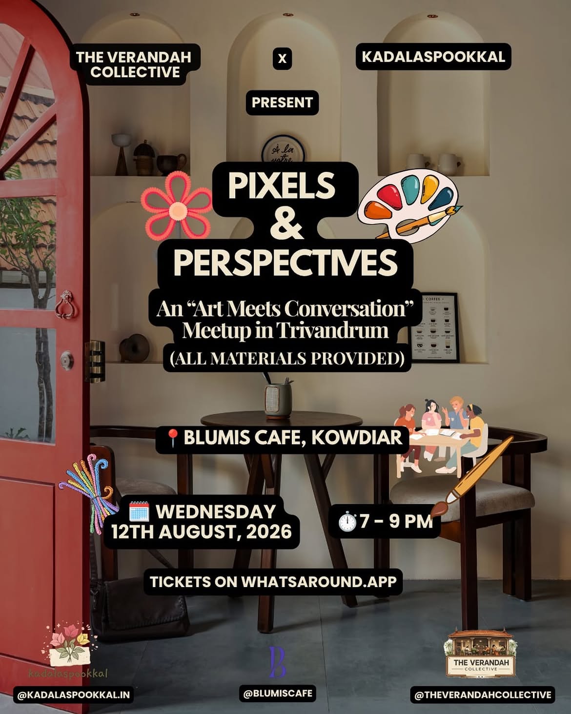 Pixels & Perspectives | Blumi’s Cafe, Kowdiar, Thiruvananthapuram