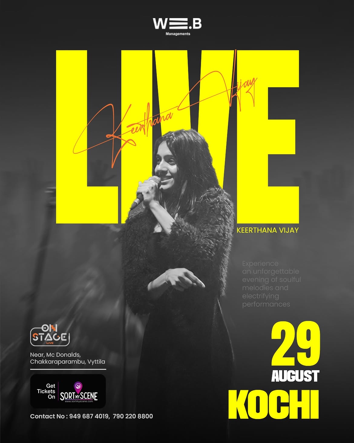 Keerthana Vijay Live in Kochi | OnStage, Vyttila, Kochi