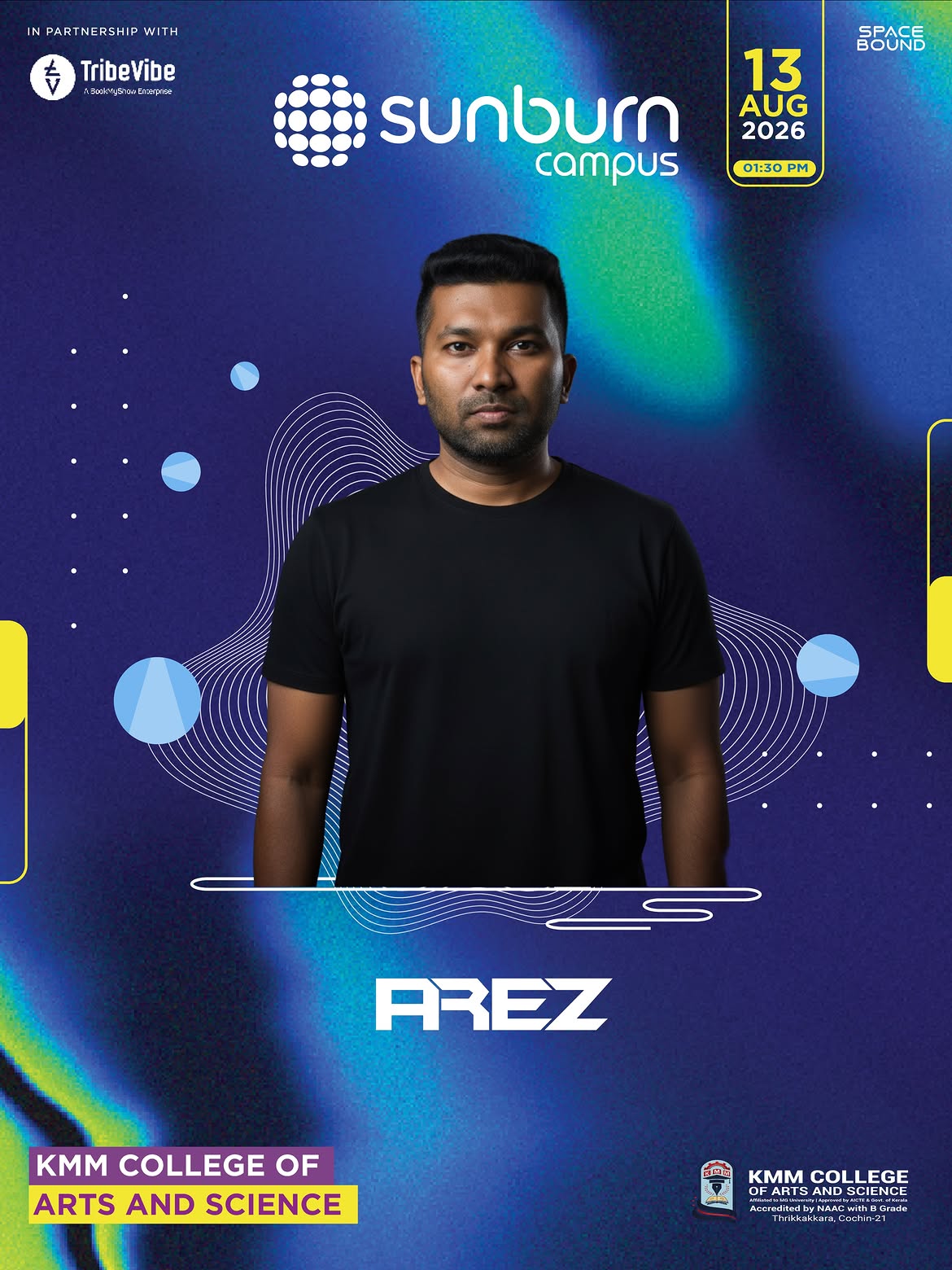 Sunburn Campus by DJ AREZ | KMM College of Arts and Science, Thrikkakara, Kochi