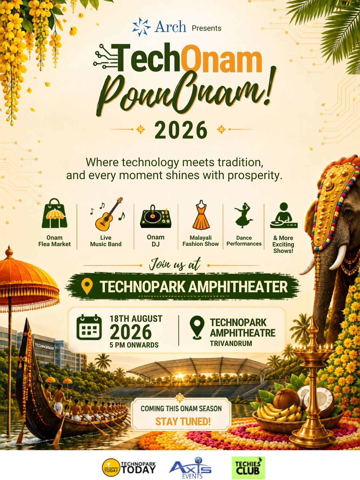 TechOnam PonnOnam 2026 | Technopark, Trivandrum