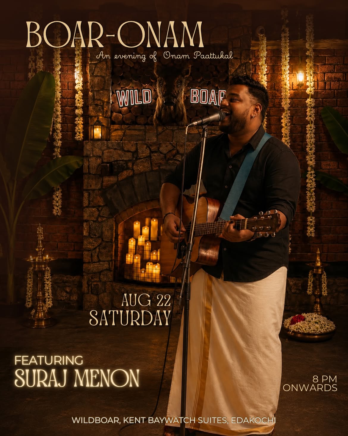 Boar Onam Ft. Suraj Menon | Wild Boar, Kent Baywatch Suites, Edakochi