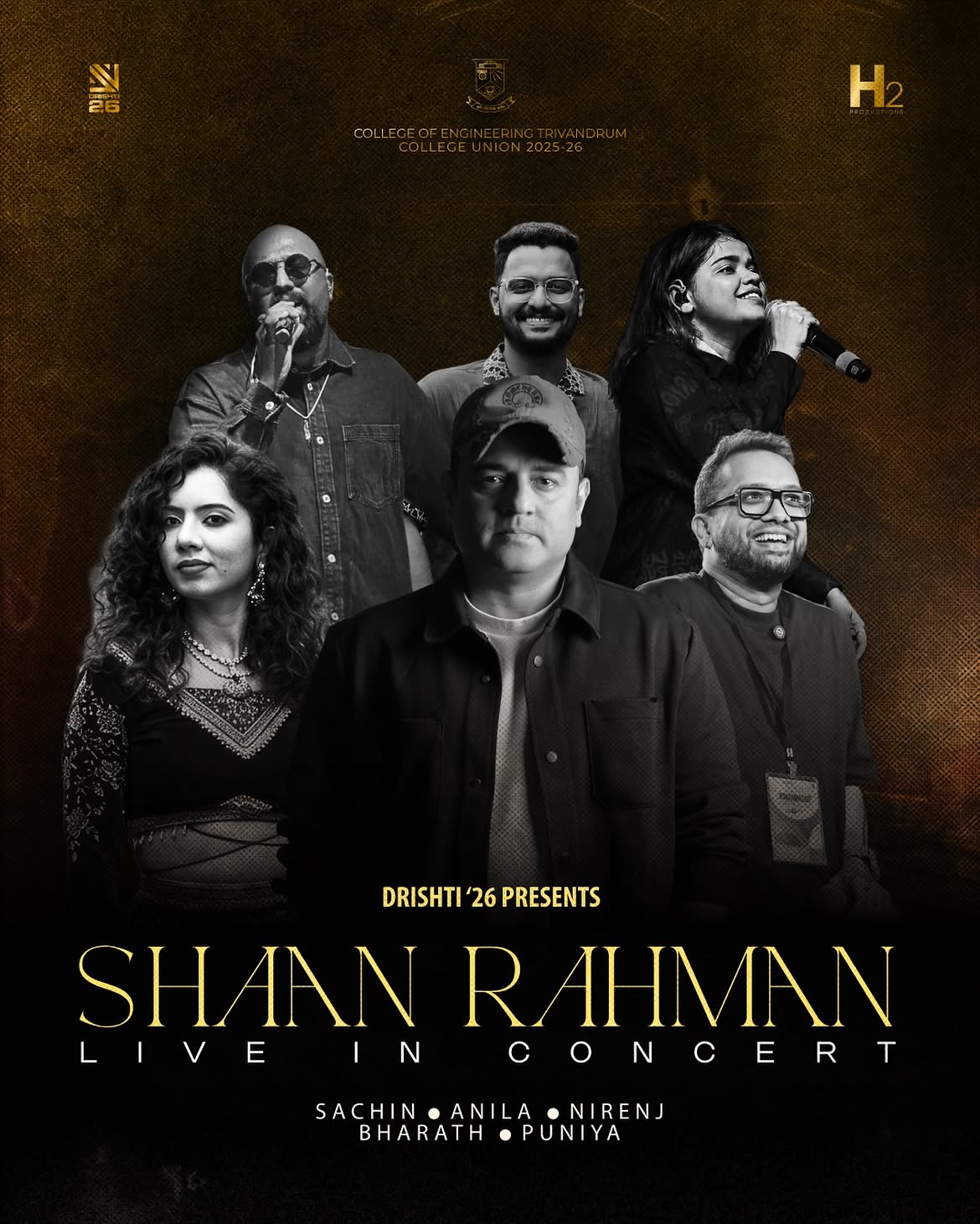 Shaan Rahman Live In Concert at Drishti β26 | College of Engineering Trivandrum (CET)