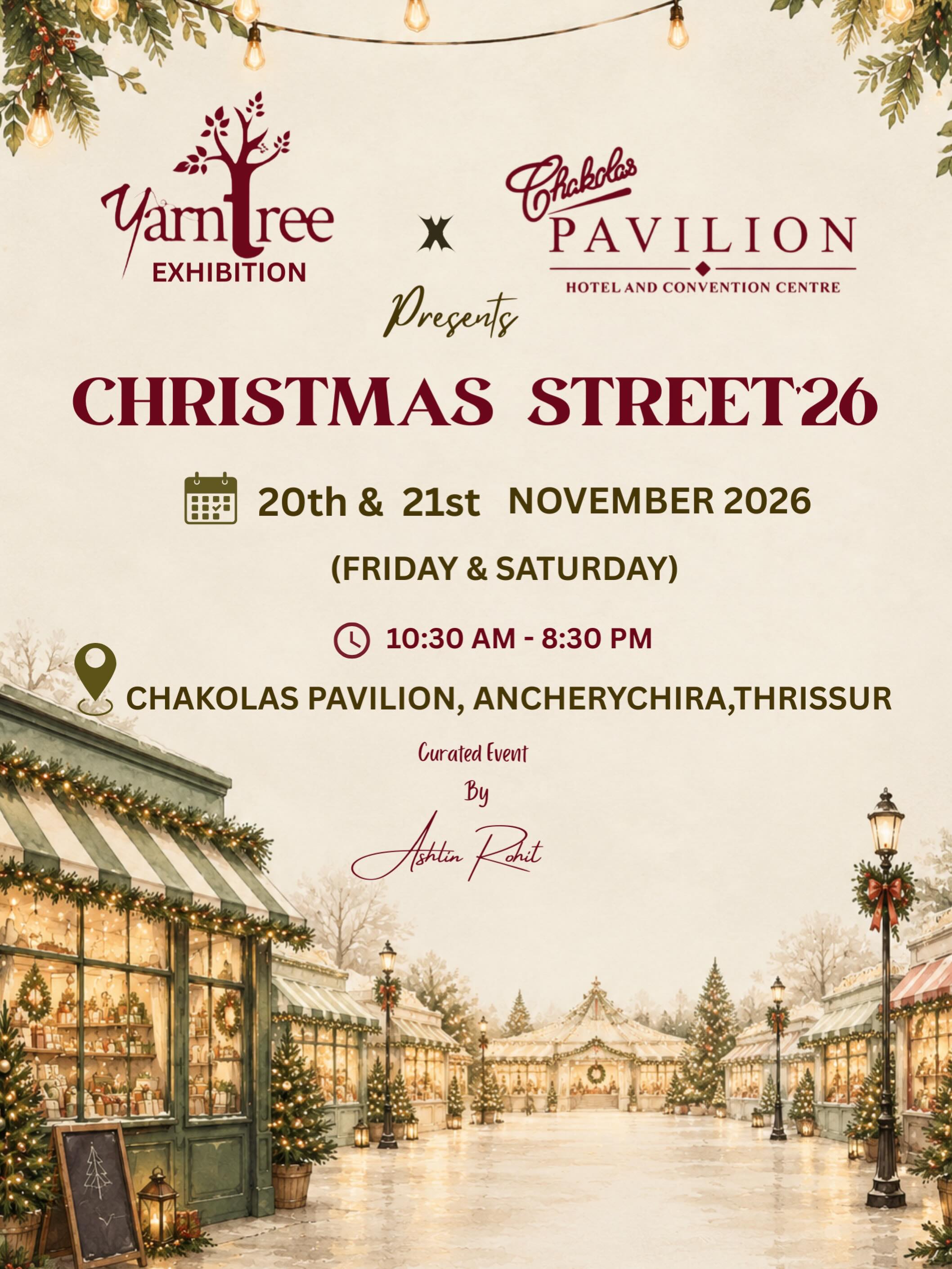 Christmas Street '26 | Chakolas Pavilion, Ancherychira, Thrissur