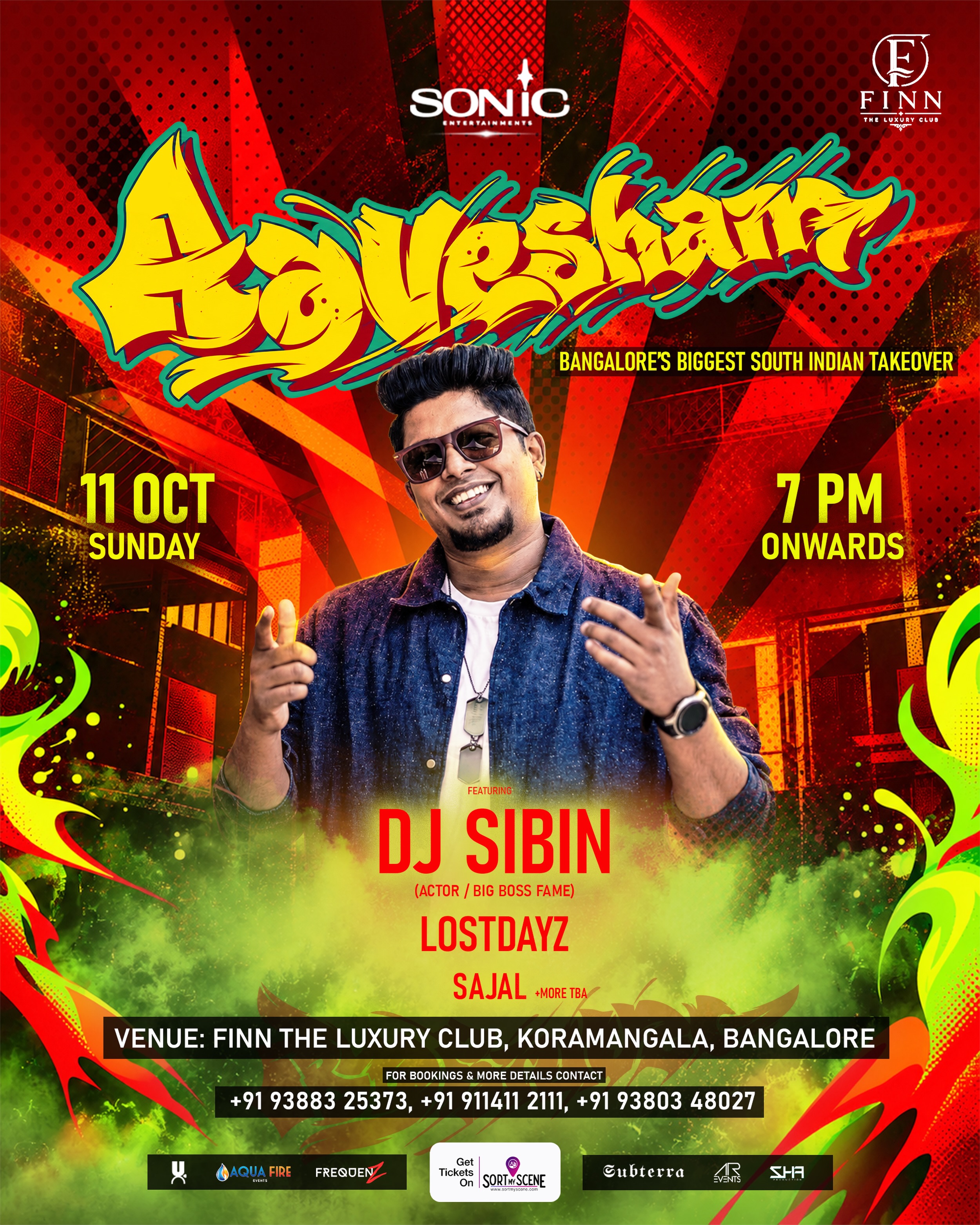 AAVESHAM by DJ SIBIN | Finn The Luxury Club, Koramangala, Bangalore
