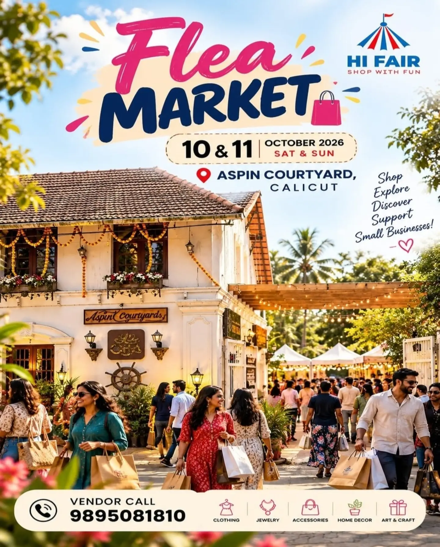 Hi Fair Flea Market – Calicut | Aspin Courtyard, Calicut