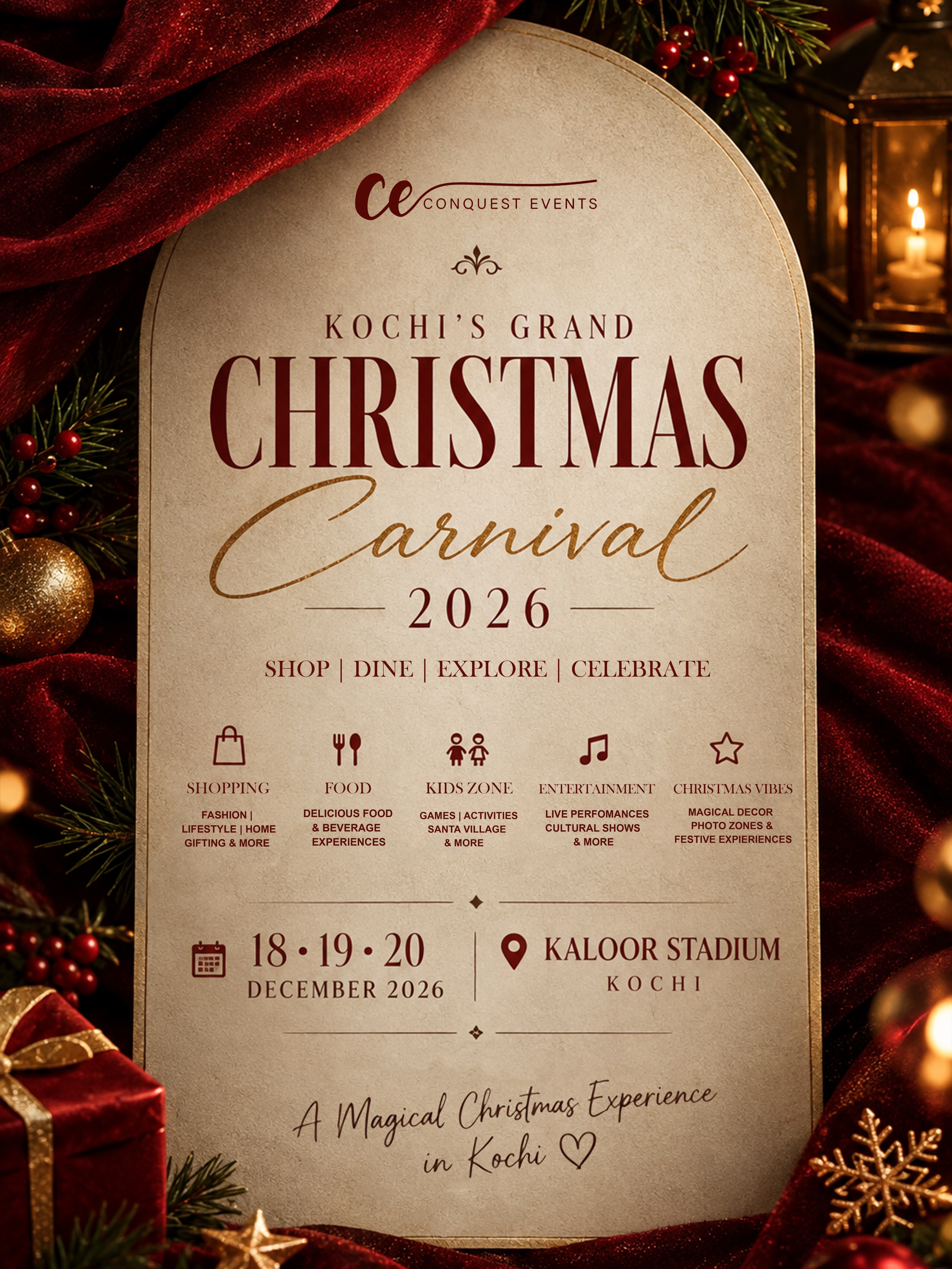 KOCHI’S GRAND CHRISTMAS CARNIVAL 2026 | Kaloor Stadium, Kochi