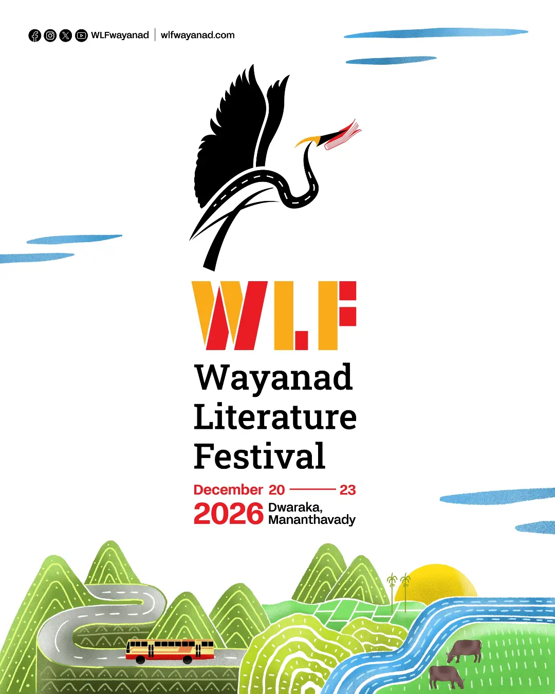 WLF - Wayanad Literature Festival 2026 | Dwaraka, Mananthavady