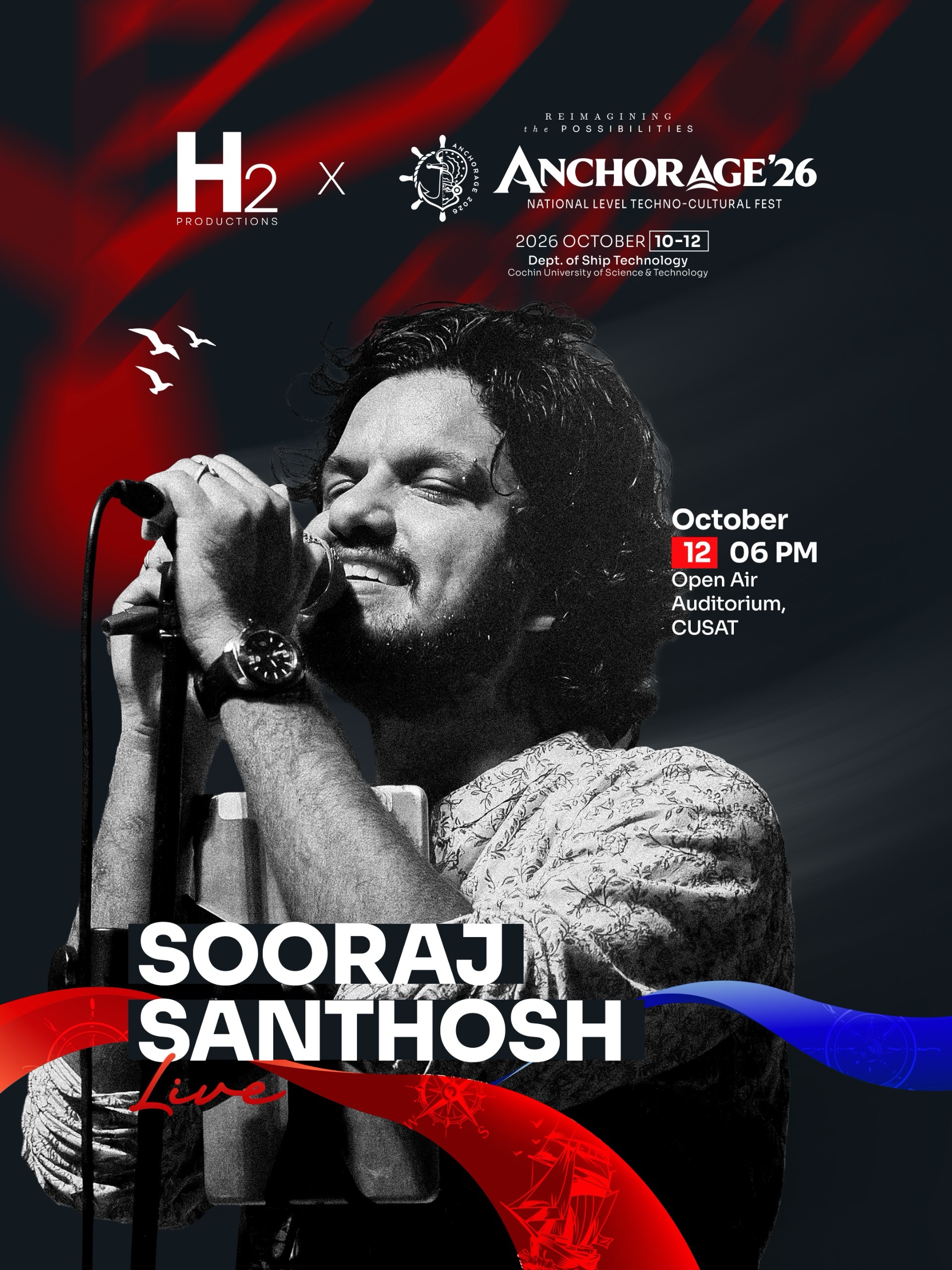 Sooraj Santhosh Live at CUSAT, Kochi | ANCHORAGE'26