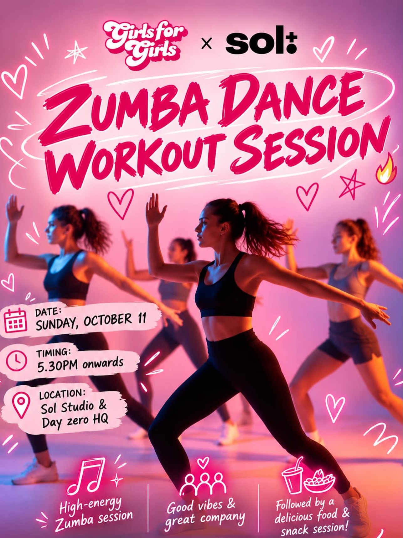 Zumba Dance Workout Session | Sol Studio & Day Zero HQ