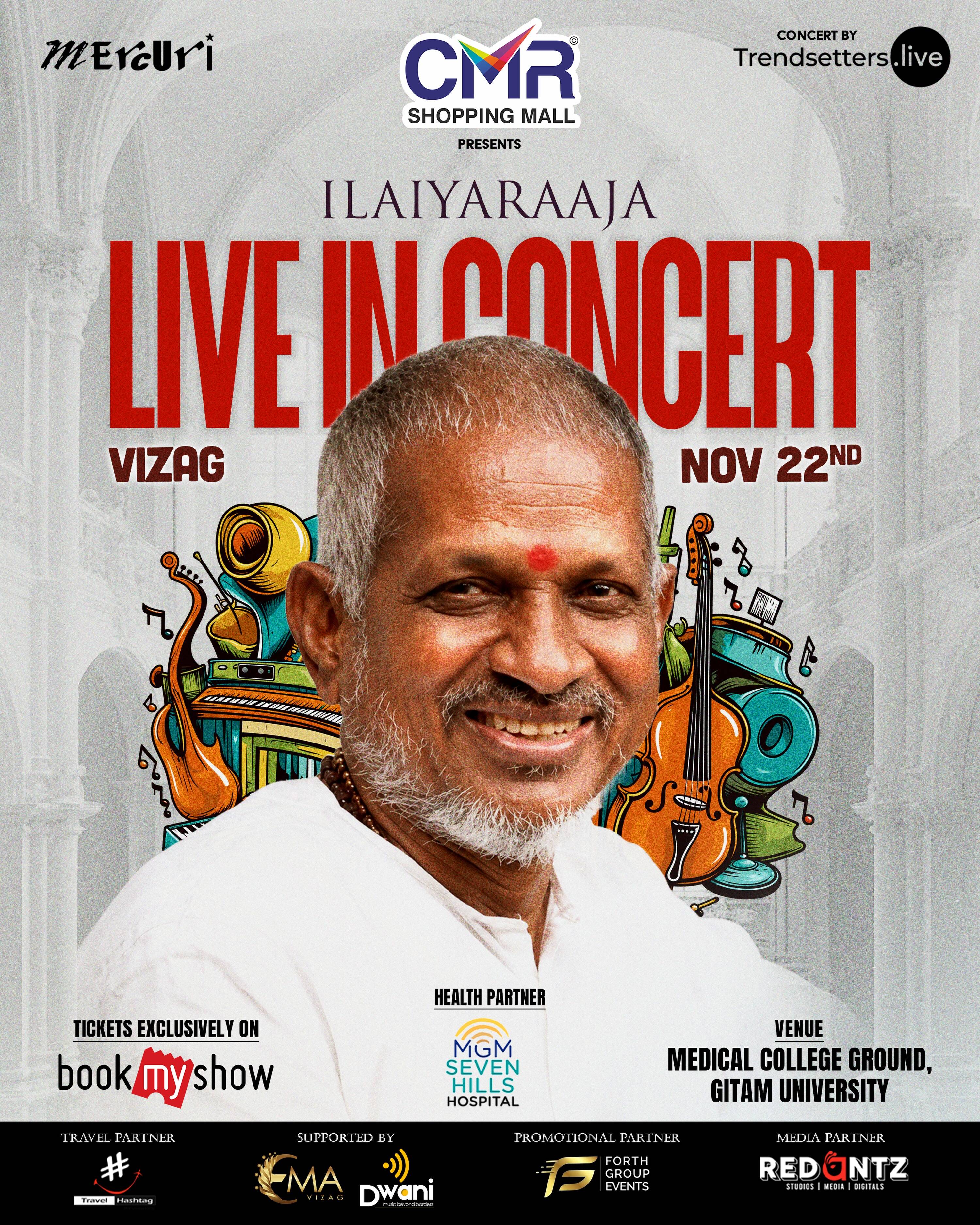 Ilaiyaraaja Live in Vizag | Live in Concert at Medical College Ground, GITAM University, Visakhapatnam