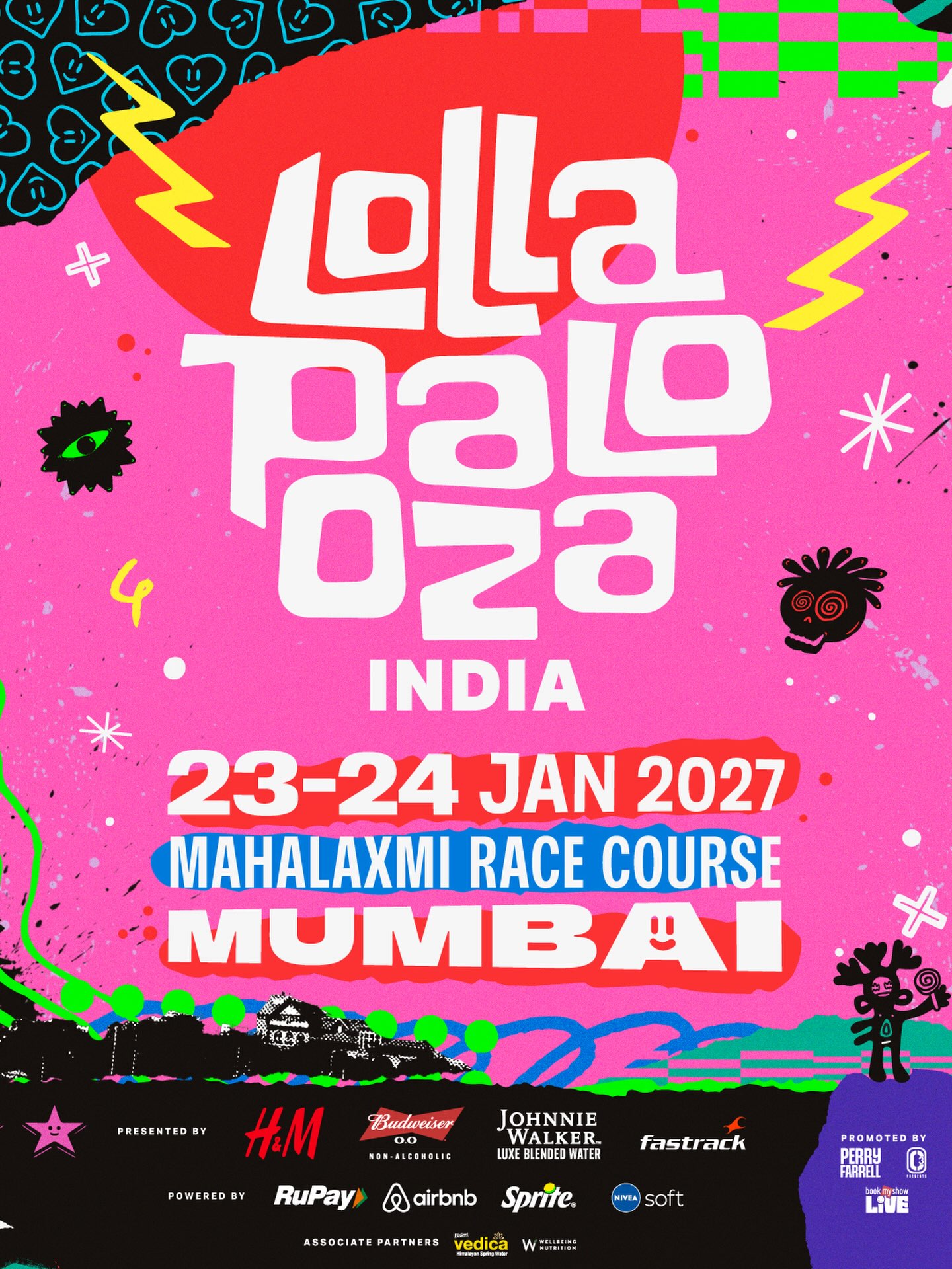 Lollapalooza India 2027 | Mahalaxmi Race Course, Mumbai