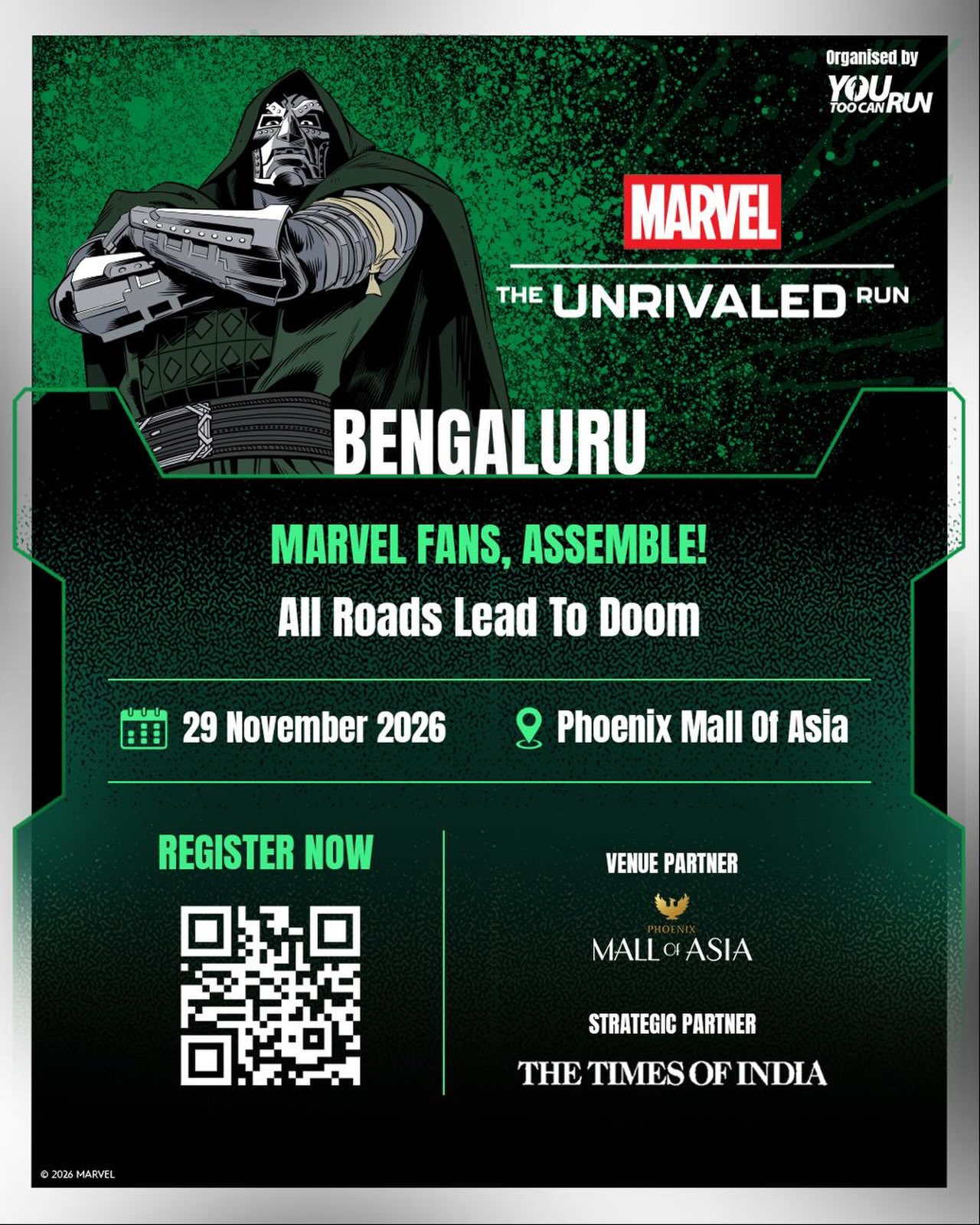 MARVEL – THE UNRIVALED RUN, BENGALURU | Phoenix Mall of Asia, Bengaluru