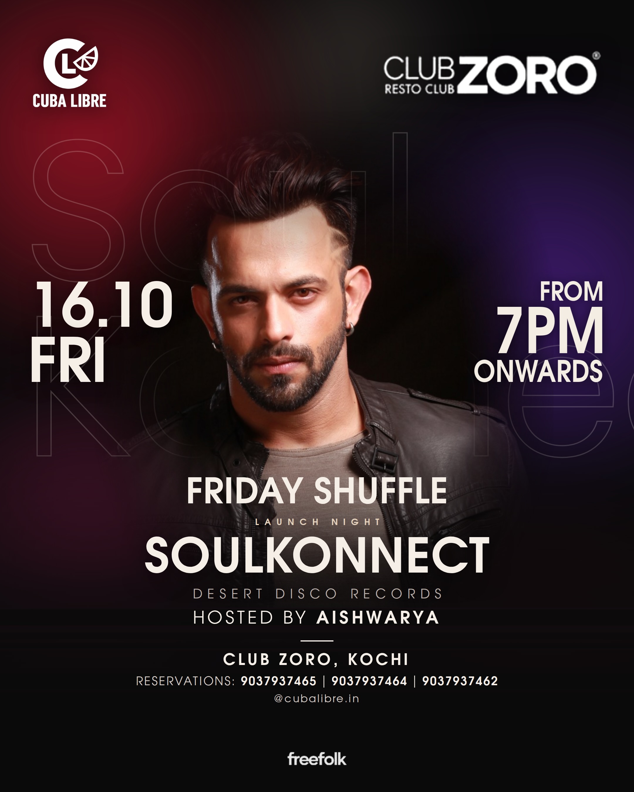 Friday Shuffle Launch Night | Soulkonnect | Club Zoro, Kochi