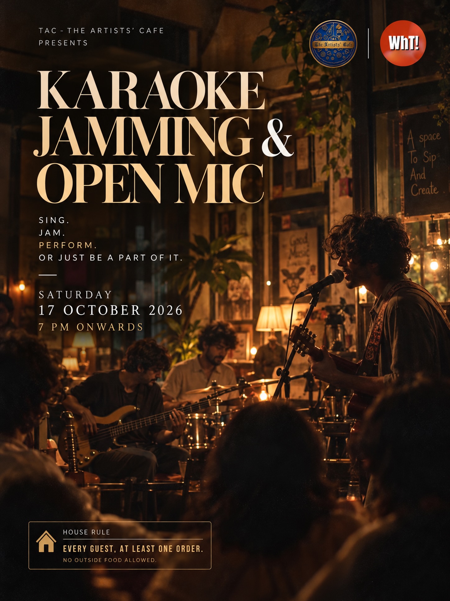 Karaoke Jamming & Open Mic | TAC — The Artists’ Cafe