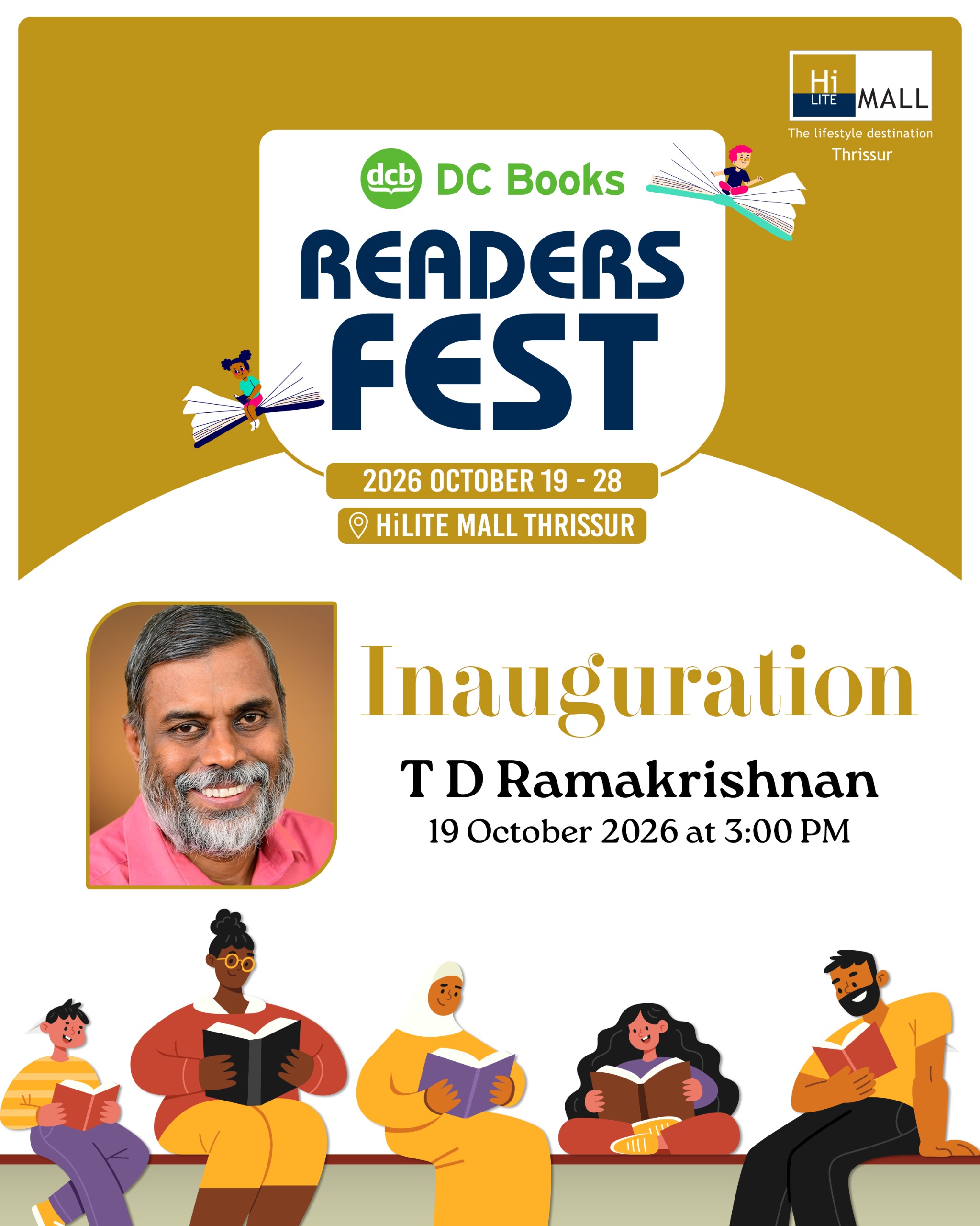 DC Books Readers Fest 2026 Inauguration by T. D. Ramakrishnan | HiLITE Mall, Thrissur