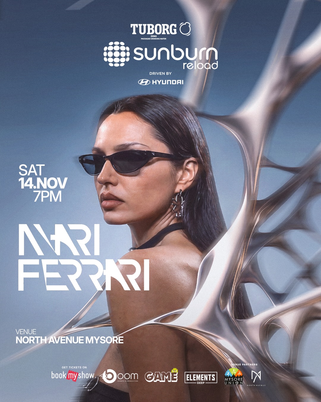 Mari Ferrari Live in Mysore | SUNBURN RELOAD | North Avenue, Mysore Union