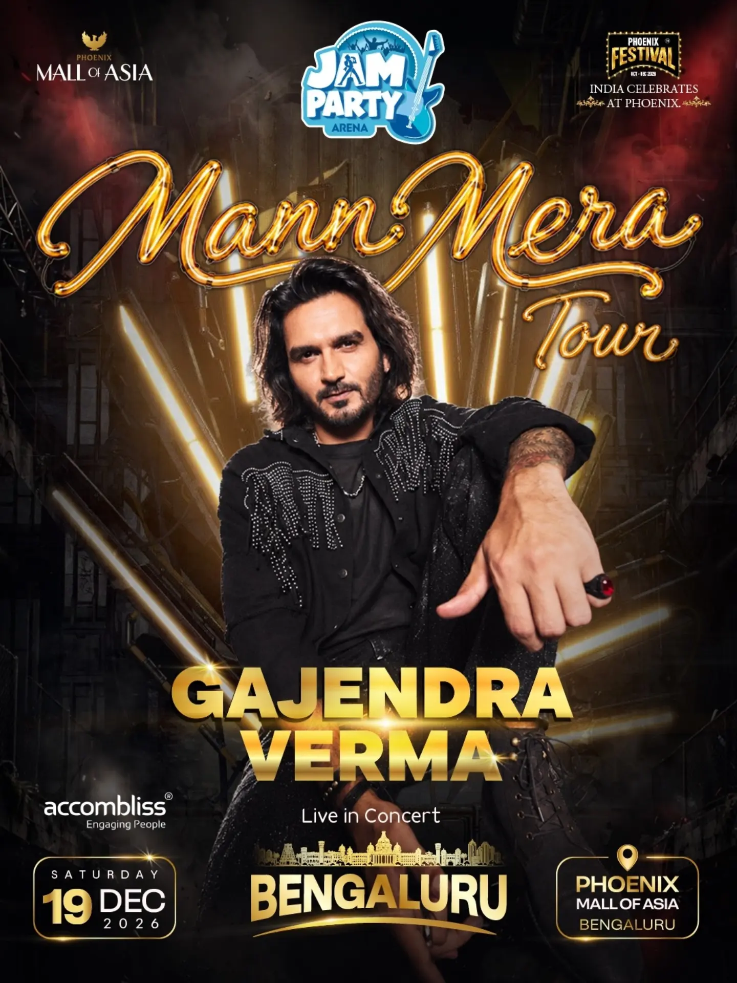 Gajendra Verma Live in Bengaluru | Mann Mera Tour – JAMPARTY ARENA