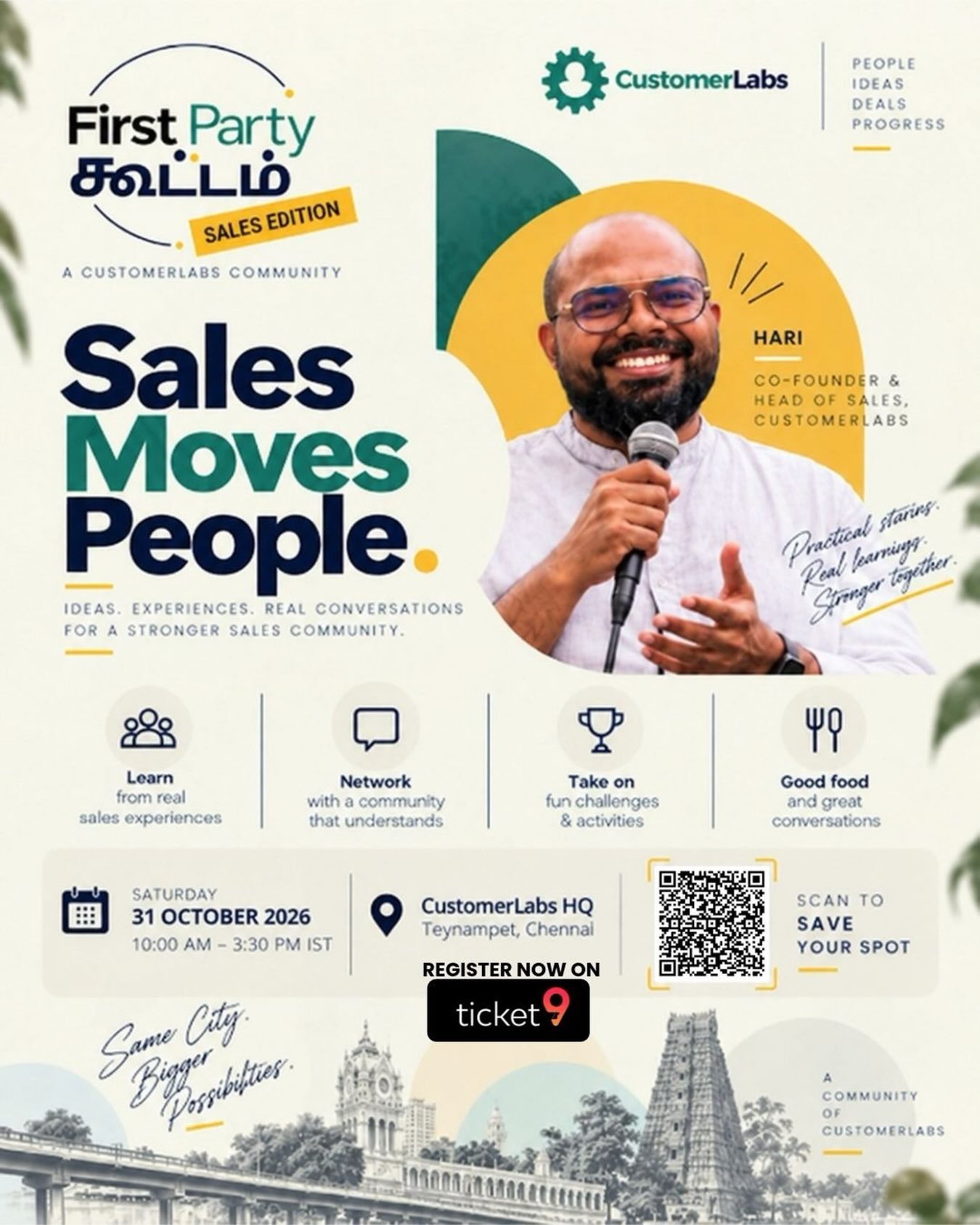First Party Kootam - Sales Community Event | CustomerLabs HQ, Teynampet, Chennai