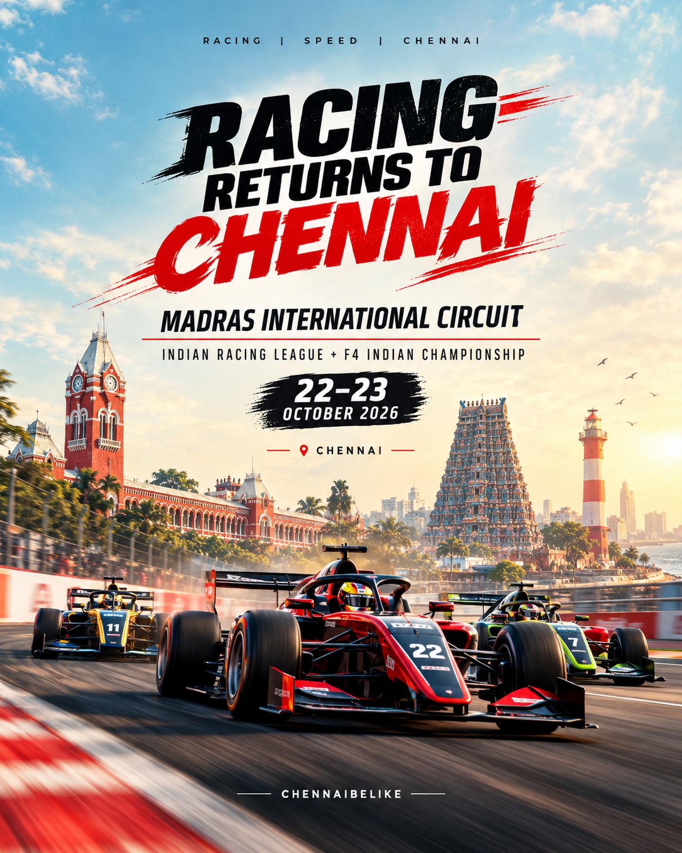 Indian Racing League & F4 Indian Championship | Madras International Circuit, Chennai