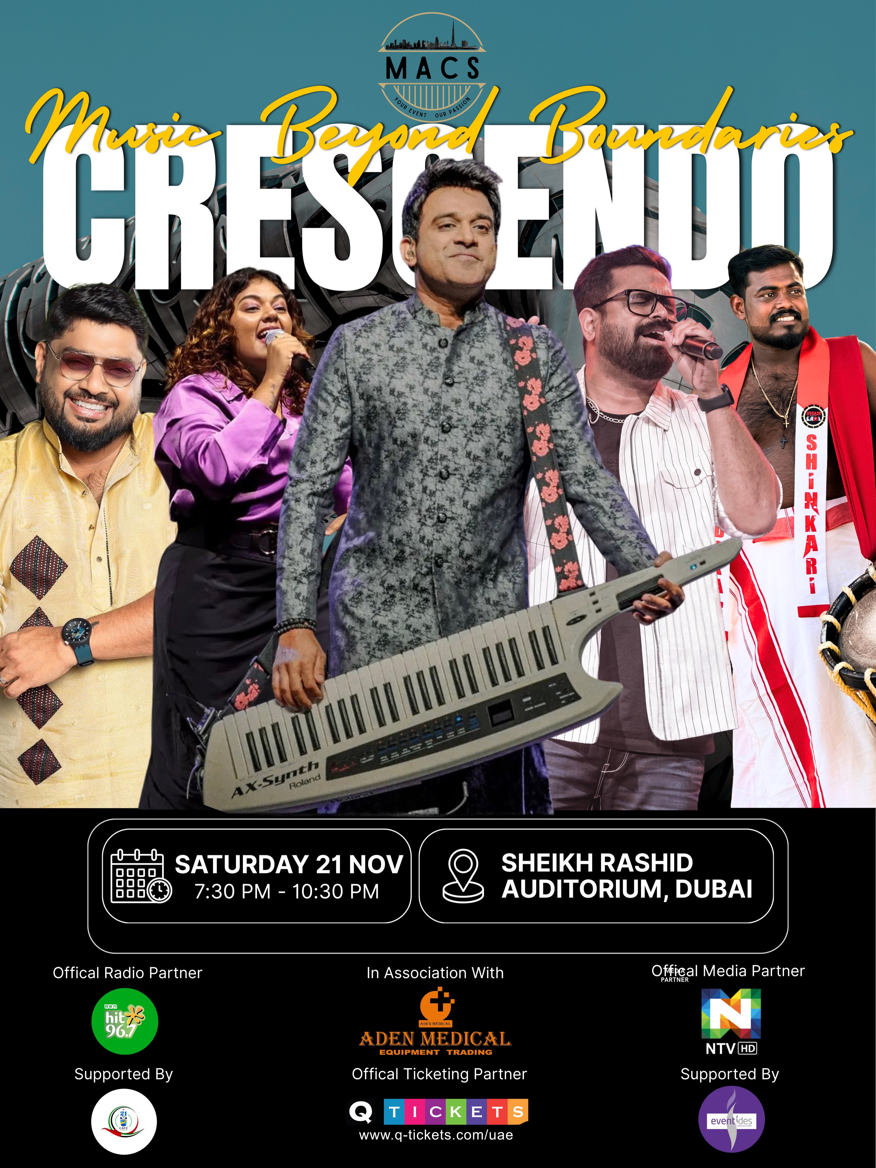 Crescendo 2026 – Music Beyond Boundaries | Sheikh Rashid Auditorium, Dubai