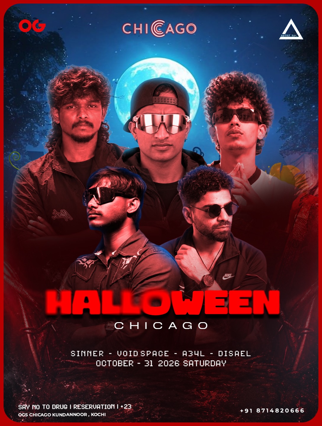 Halloween Chicago | OGs Chicago, Kundannoor, Kochi