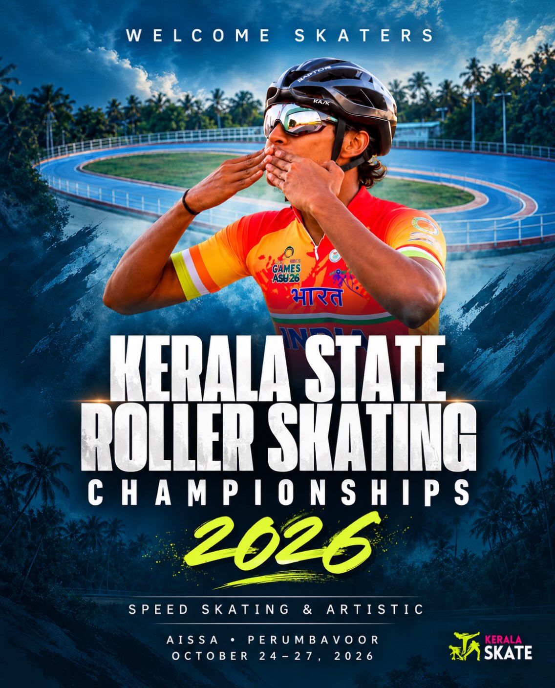 Kerala State Roller Skating Championships 2026 | AISSA, Perumbavoor, Kerala