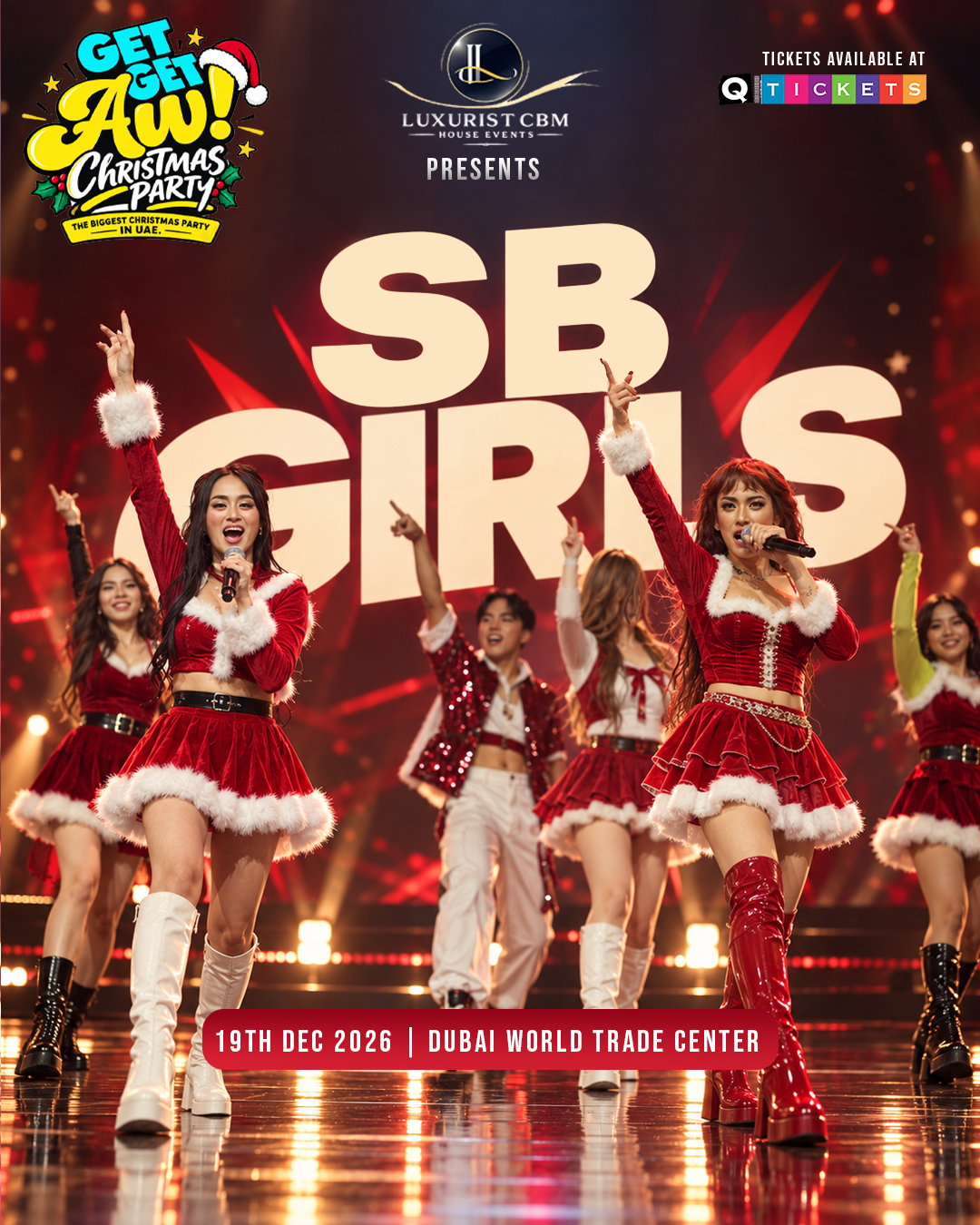 SB Girls Get Get Aw! Christmas Party Concert | Dubai World Trade Centre