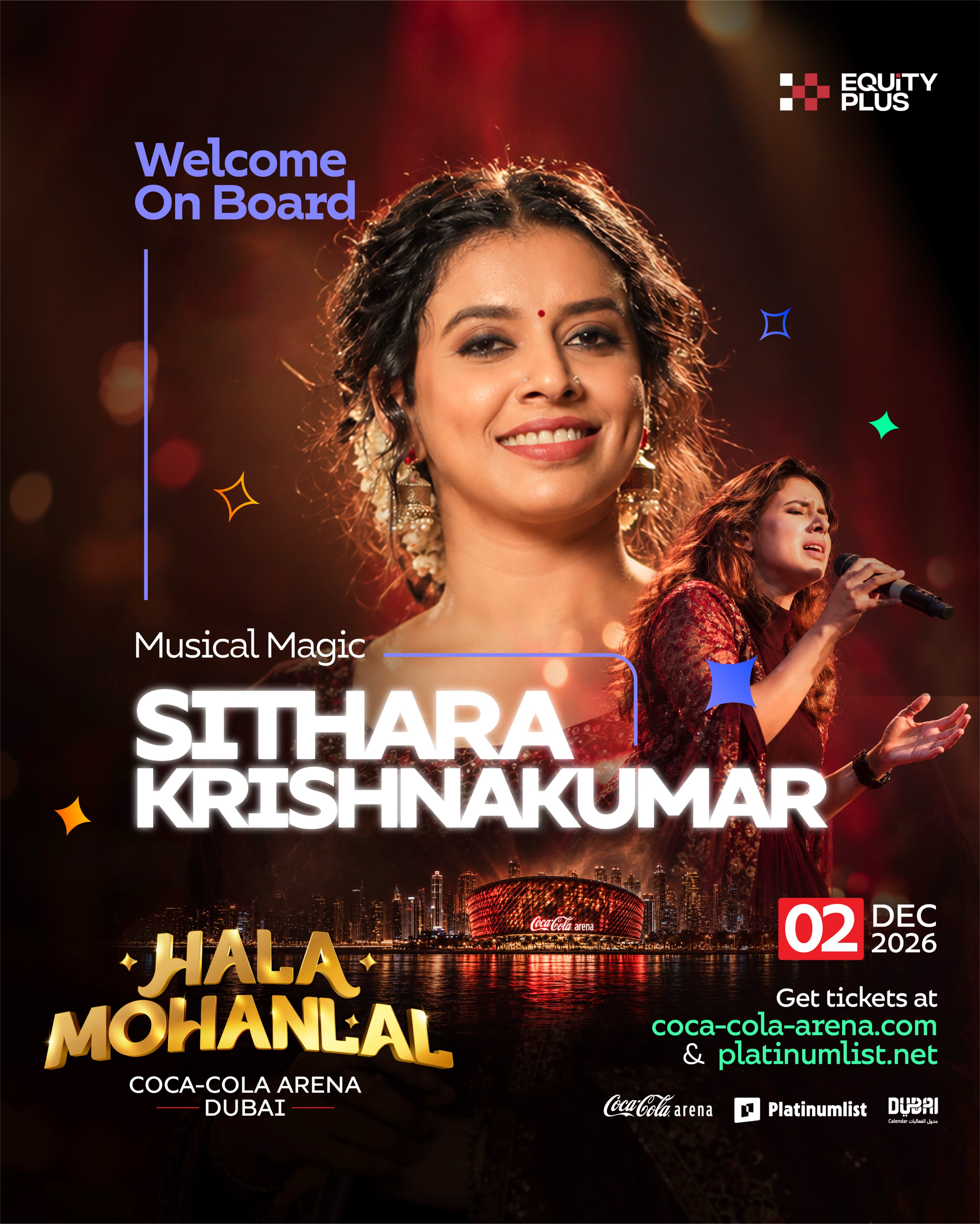 HALA MOHANLAL — The Complete Lalettan Show featuring Sithara Krishnakumar | Coca-Cola Arena, Dubai