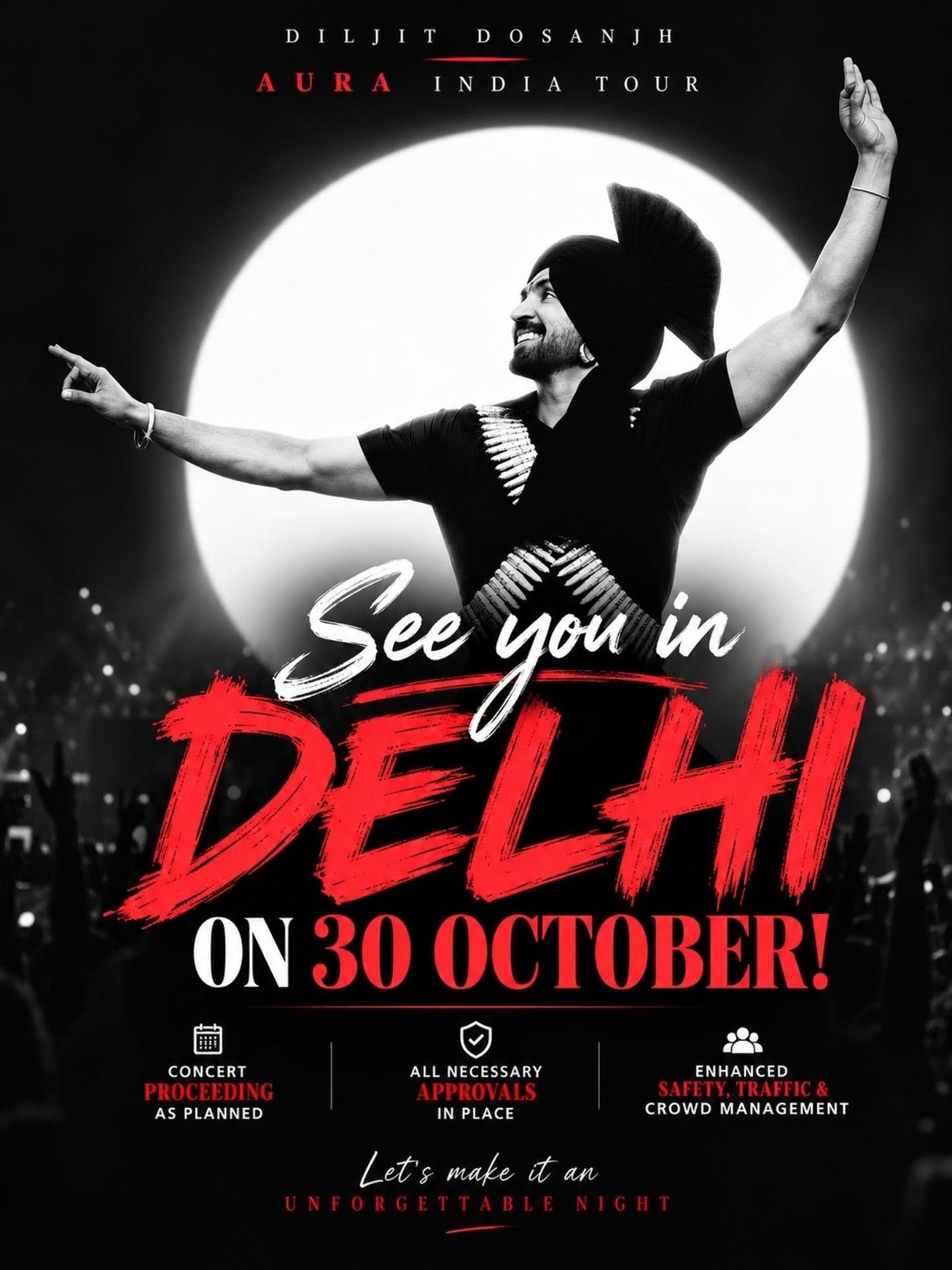 Diljit Dosanjh - RuPay AURA India Tour 2026 | Jawaharlal Nehru Stadium, New Delhi