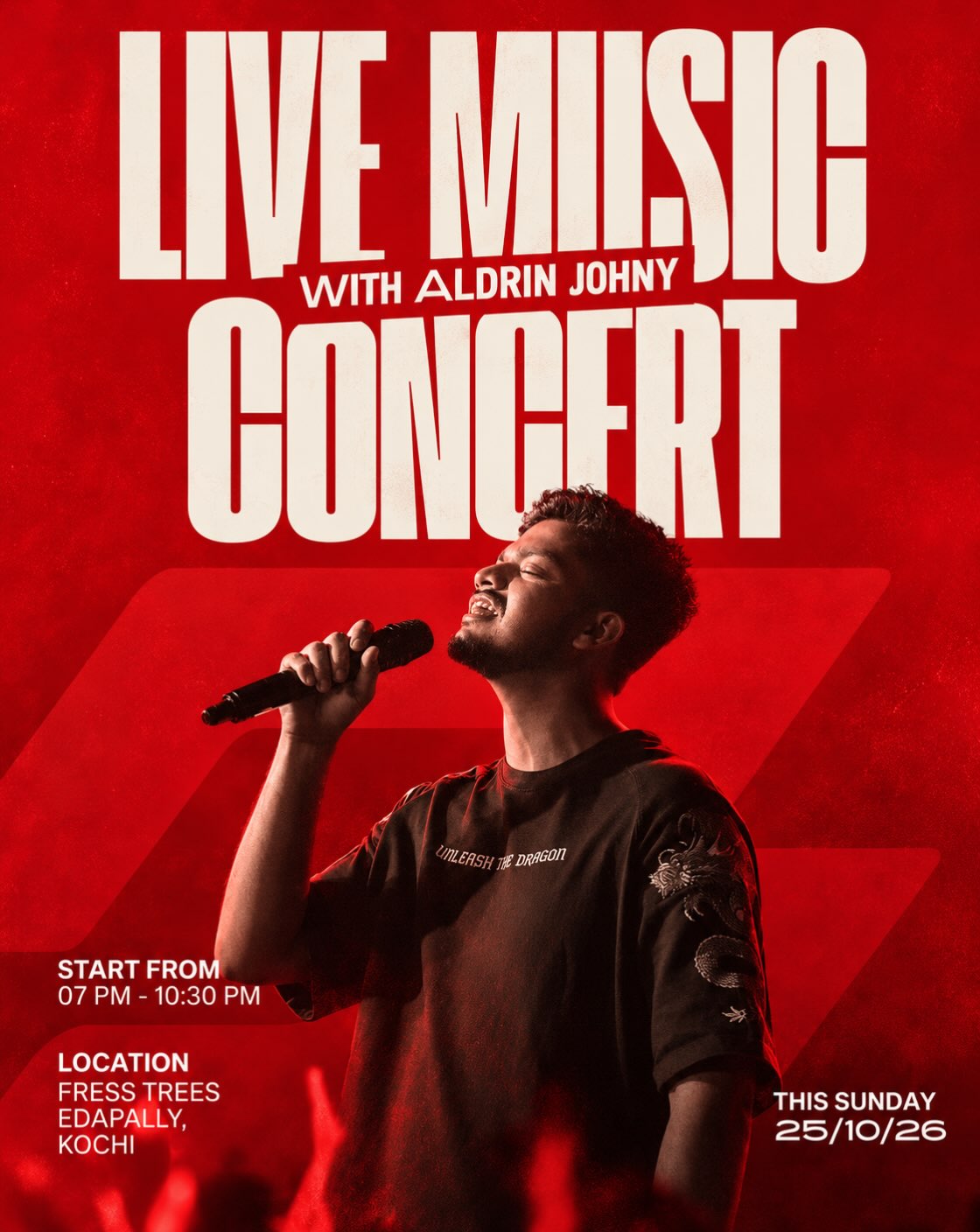 Live Music Concert with Aldrin Johny | Fress Trees Garden & Cafe, Edapally, Kochi