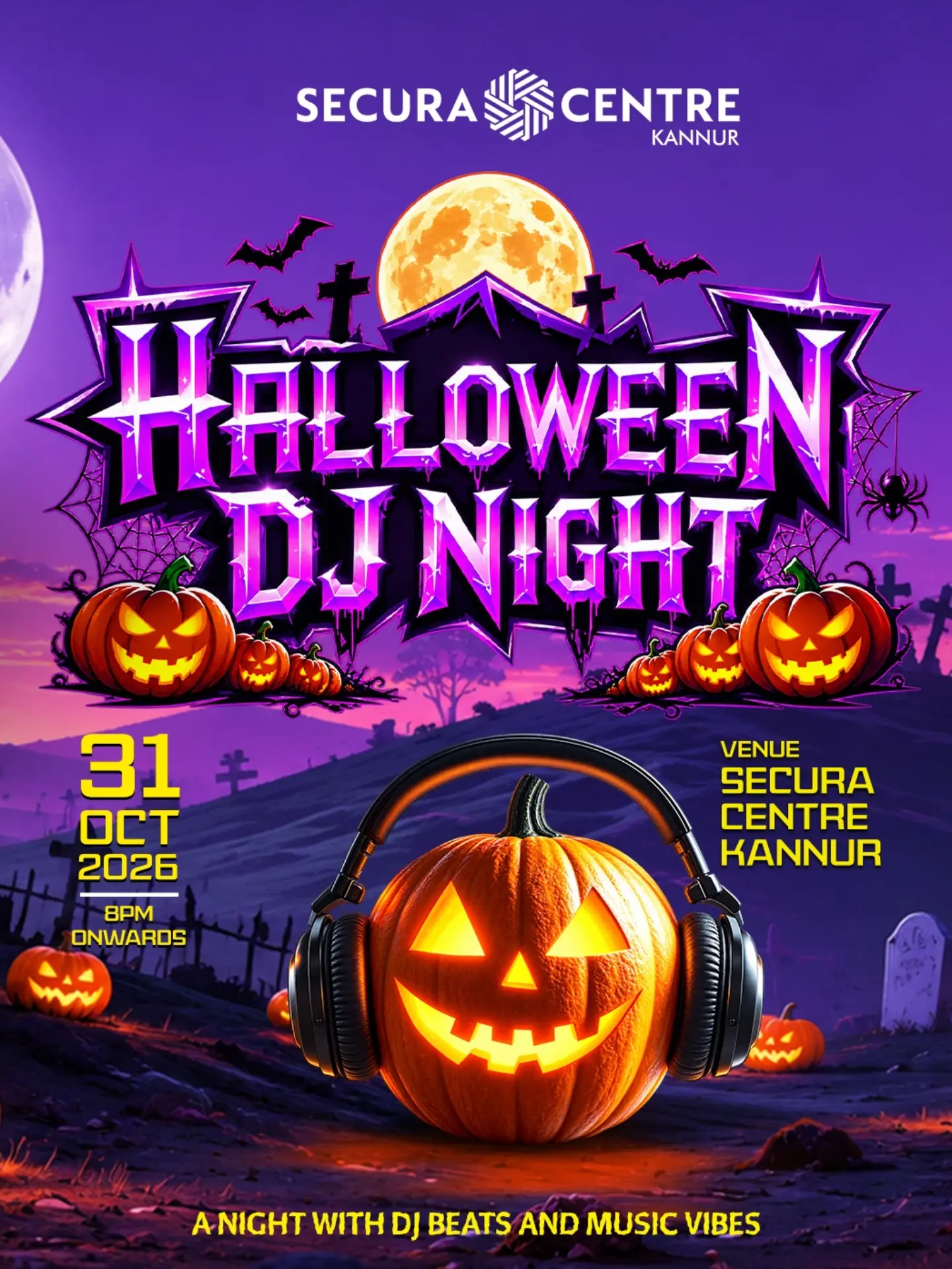 Halloween DJ Night | Secura Centre, Kannur