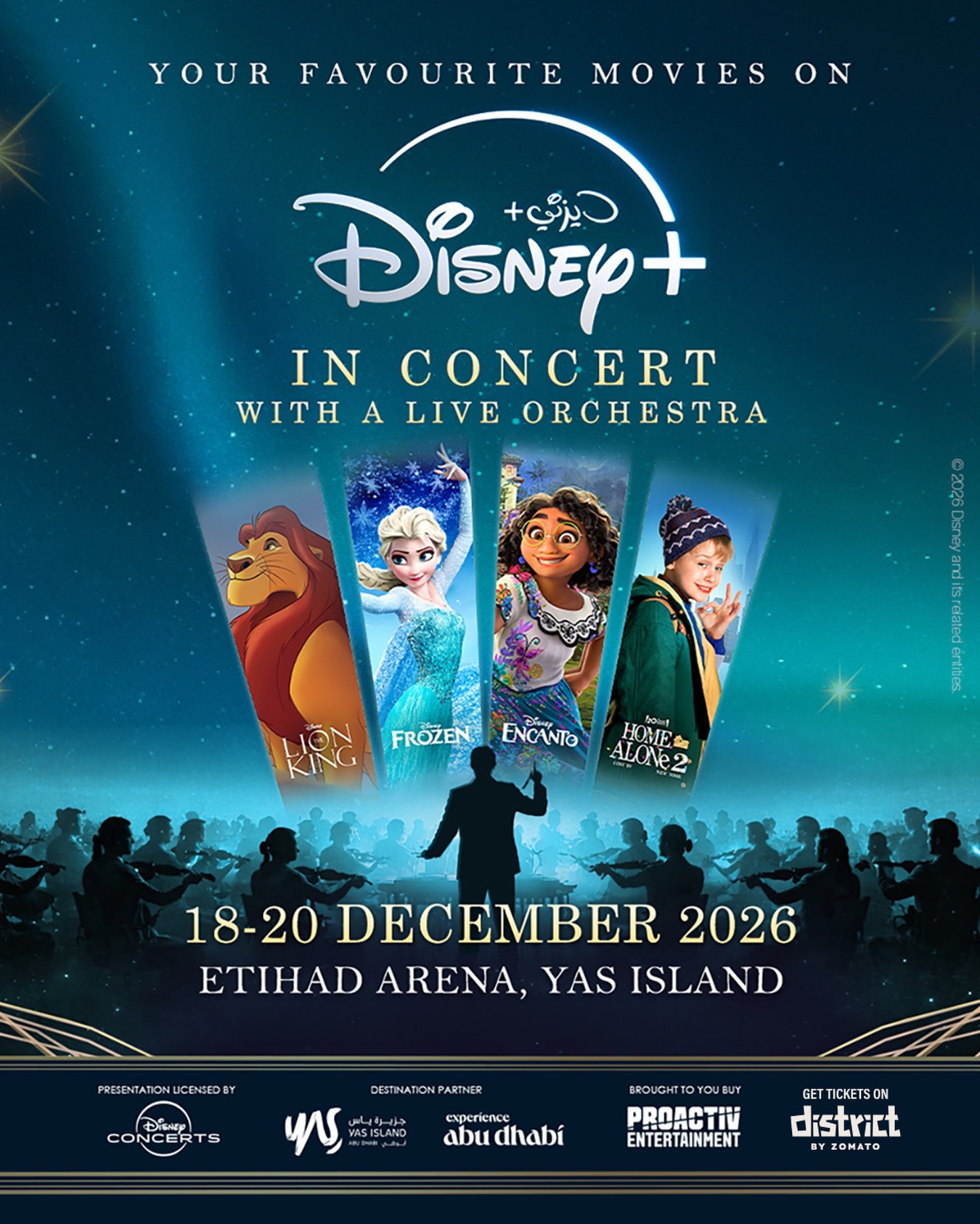 Disney+ Live In Concert | Etihad Arena, Yas Island, Abu Dhabi