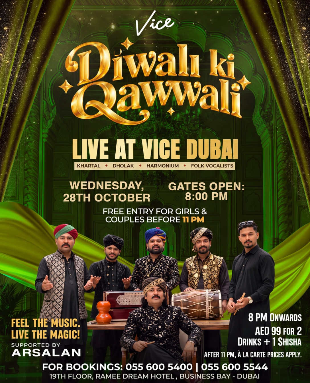 Diwali Ki Qawwali | Vice Dubai, Ramee Dream Hotel, Dubai