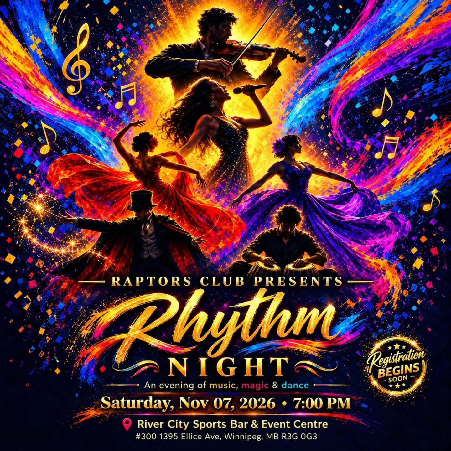 Rhythm Night 2026 | River City Sports Bar & Events Centre, Winnipeg