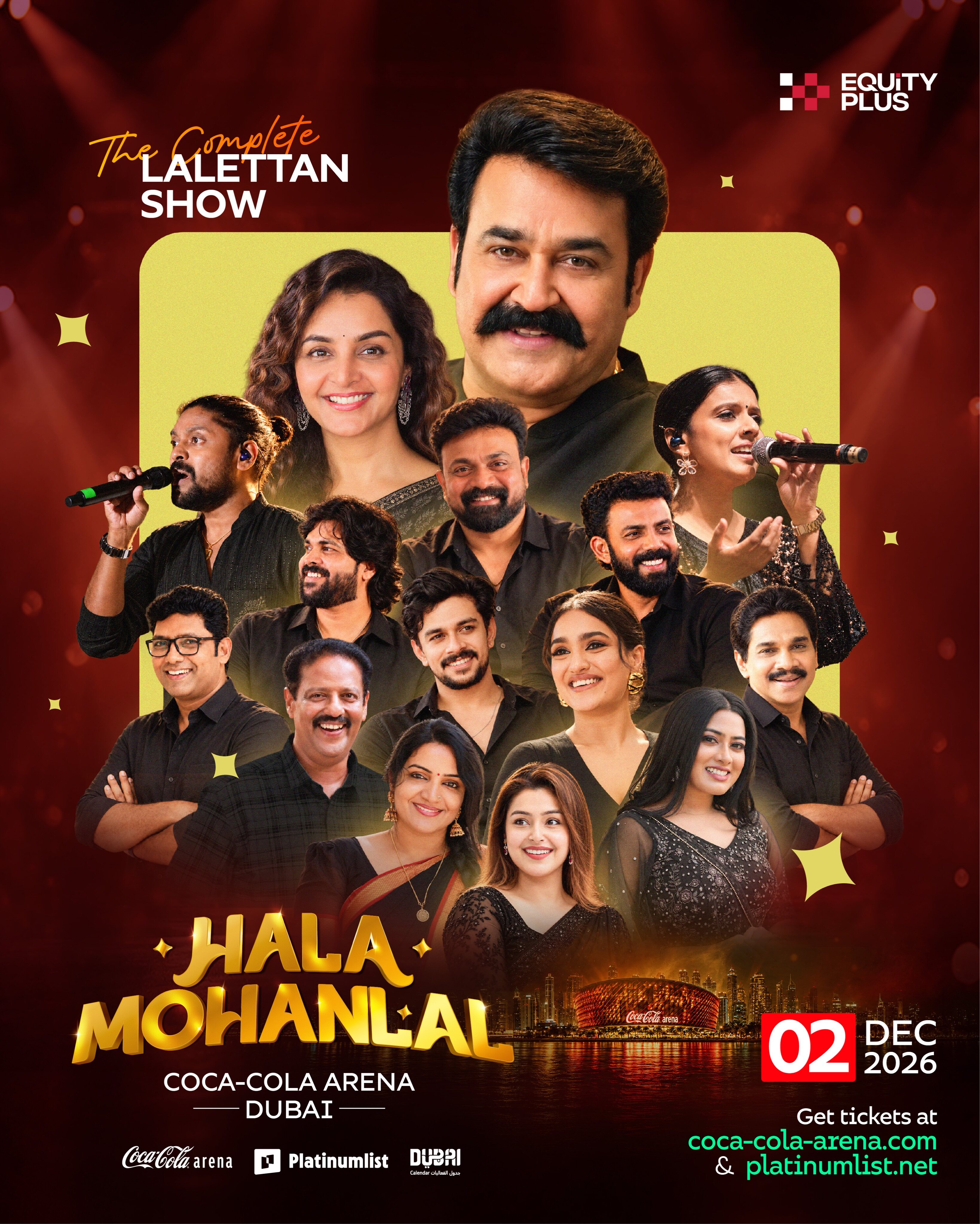 Hala Mohanlal – The Complete Lalettan Show | Coca-Cola Arena, Dubai