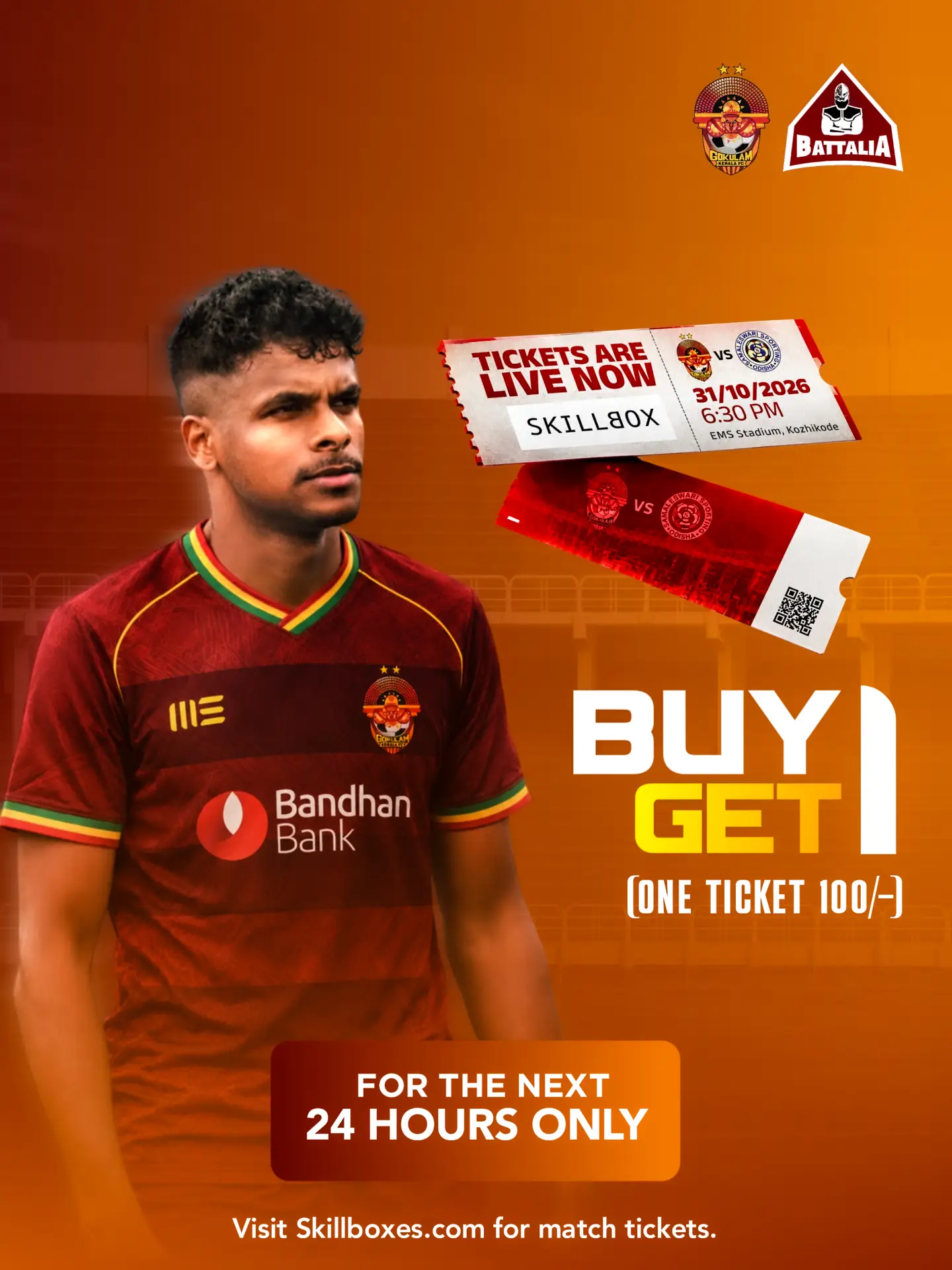 Gokulam FC VS Samaleswari SC | EMS Corporation Stadium, Kozhikode