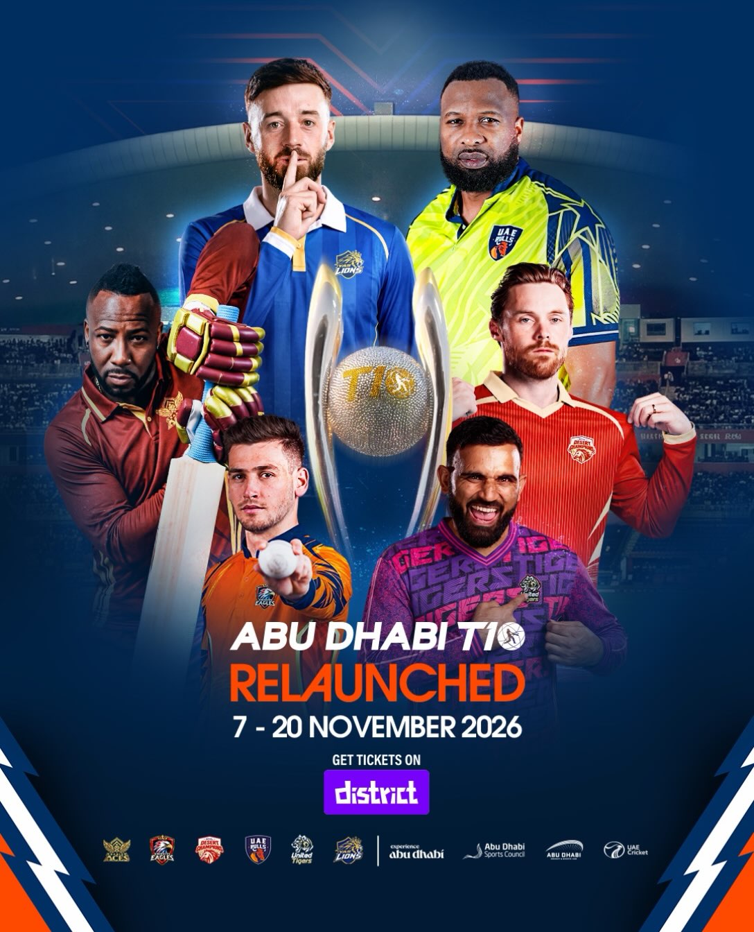 Abu Dhabi T10 Relaunched | Zayed Cricket Stadium, Abu Dhabi